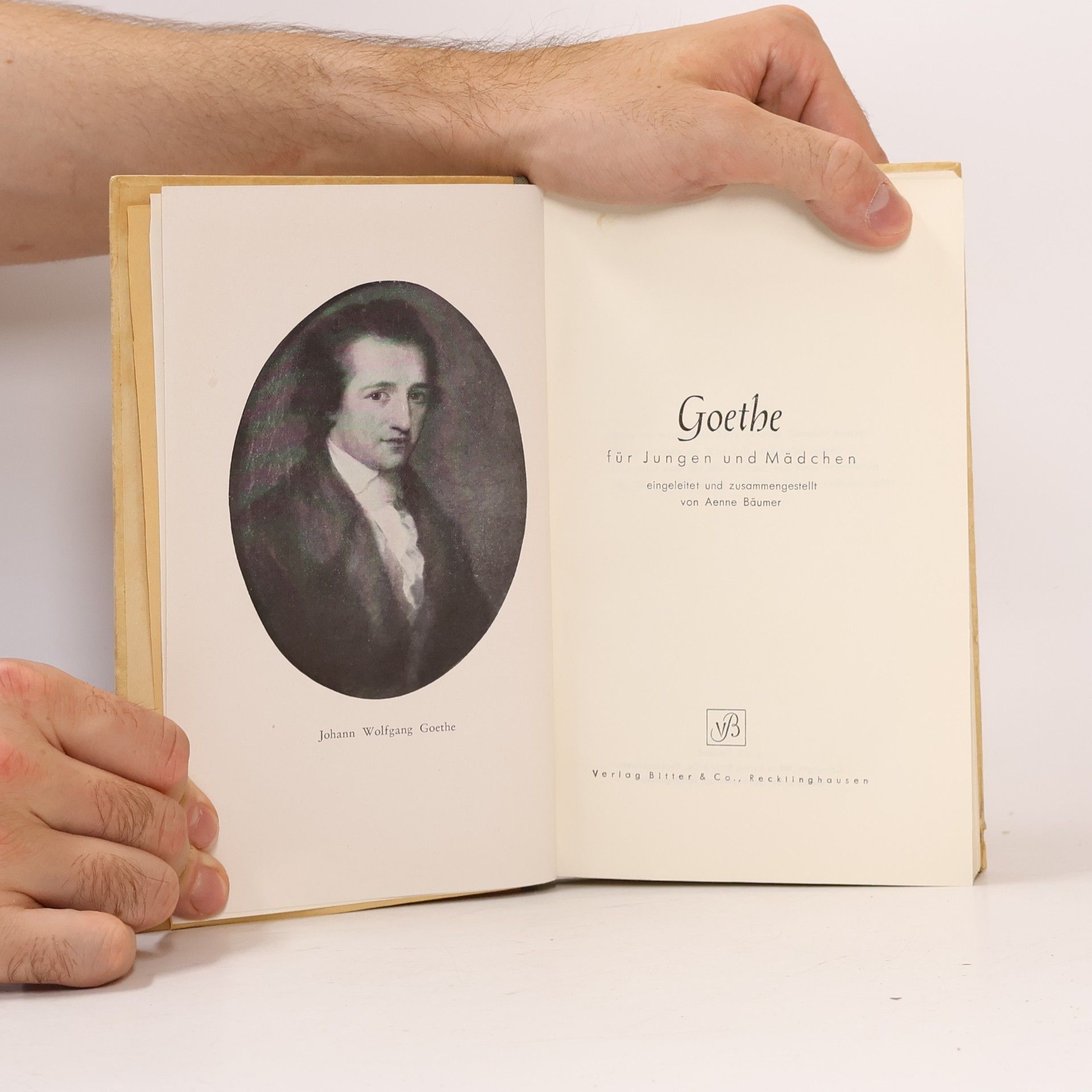 Aenne Baumer Goethe für Jungen und Mädchen