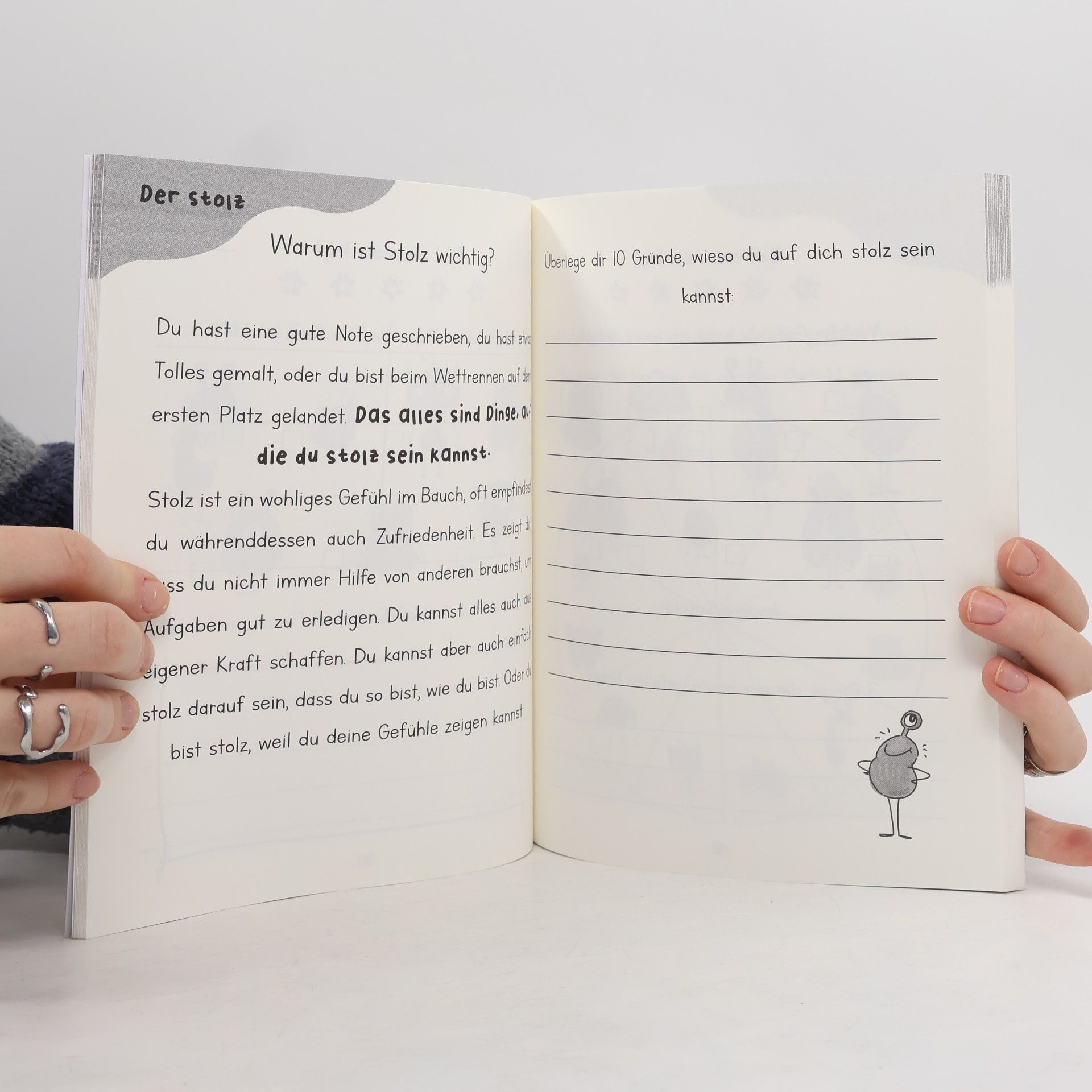 Doreen Baumgärtner Das lustige Gefühlstagebuch für Kinder - Ich bin wie ich bin und das ist gut so: Einfühlsame Mitmach-Seiten, die Kindern helfen, mit Gefühlen richtig umzugehen und auch mit Wut und Co. glücklich zu sein