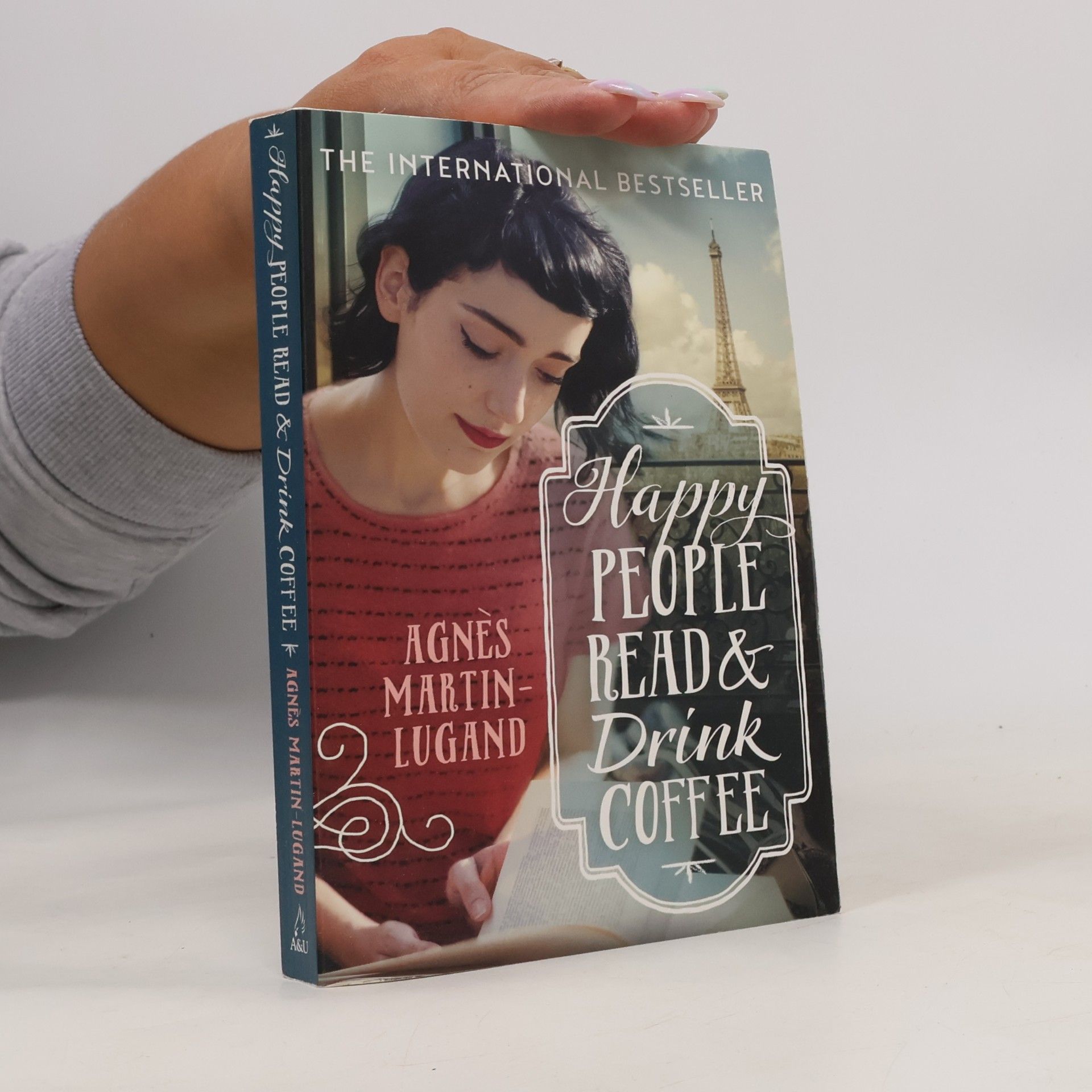 Happy People Read and Drink Coffee