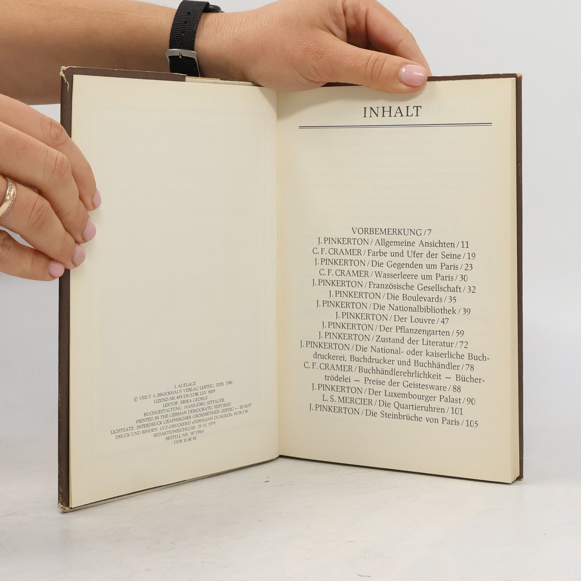 John Pinkerton Ansichten der Hauptstadt des französischen Kaiserreichs vom Jahre 1806 an