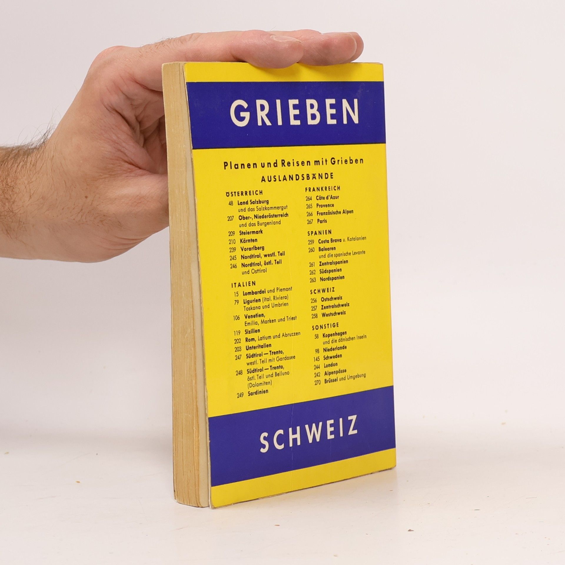 Various authors Zentralschweiz und das Tessin