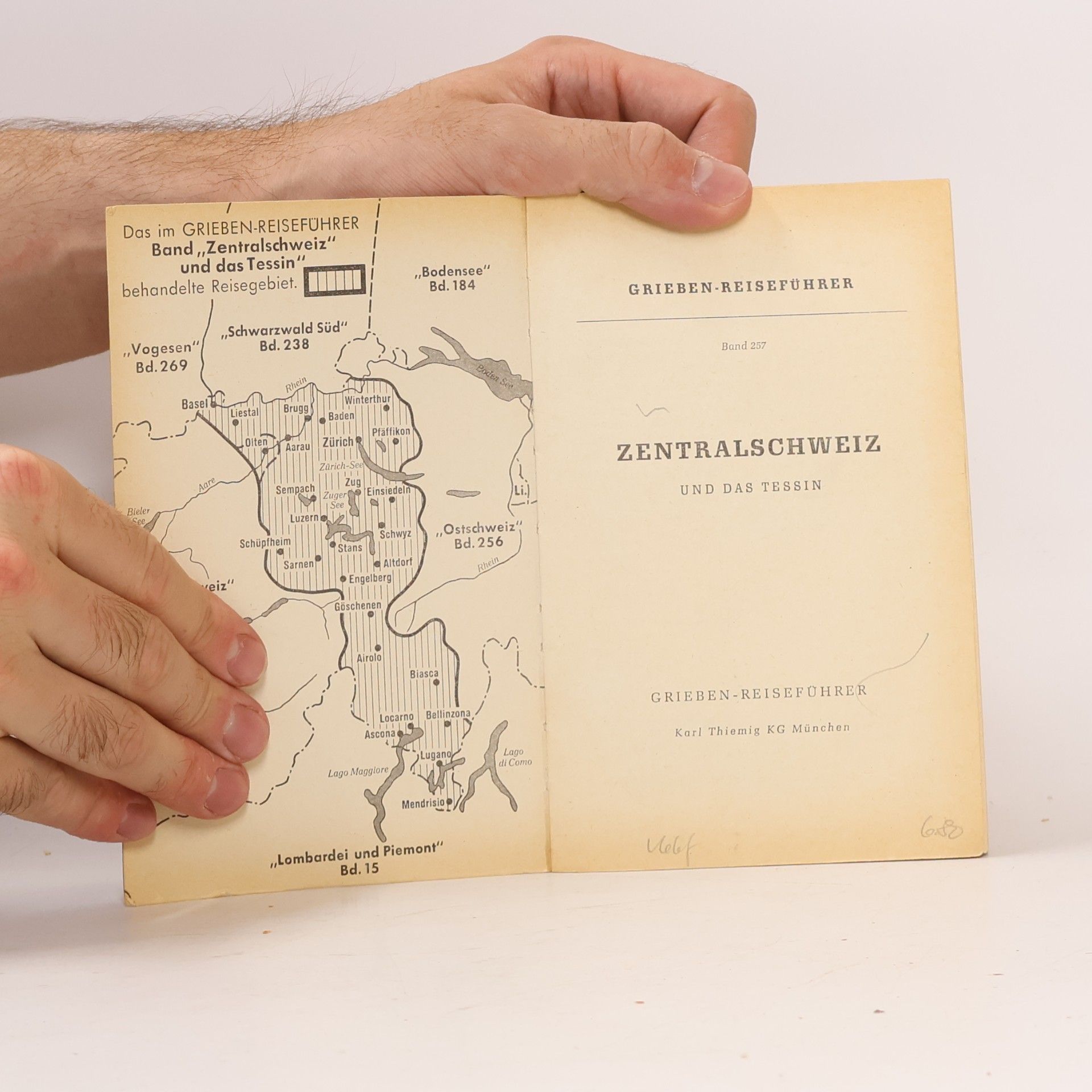 Various authors Zentralschweiz und das Tessin