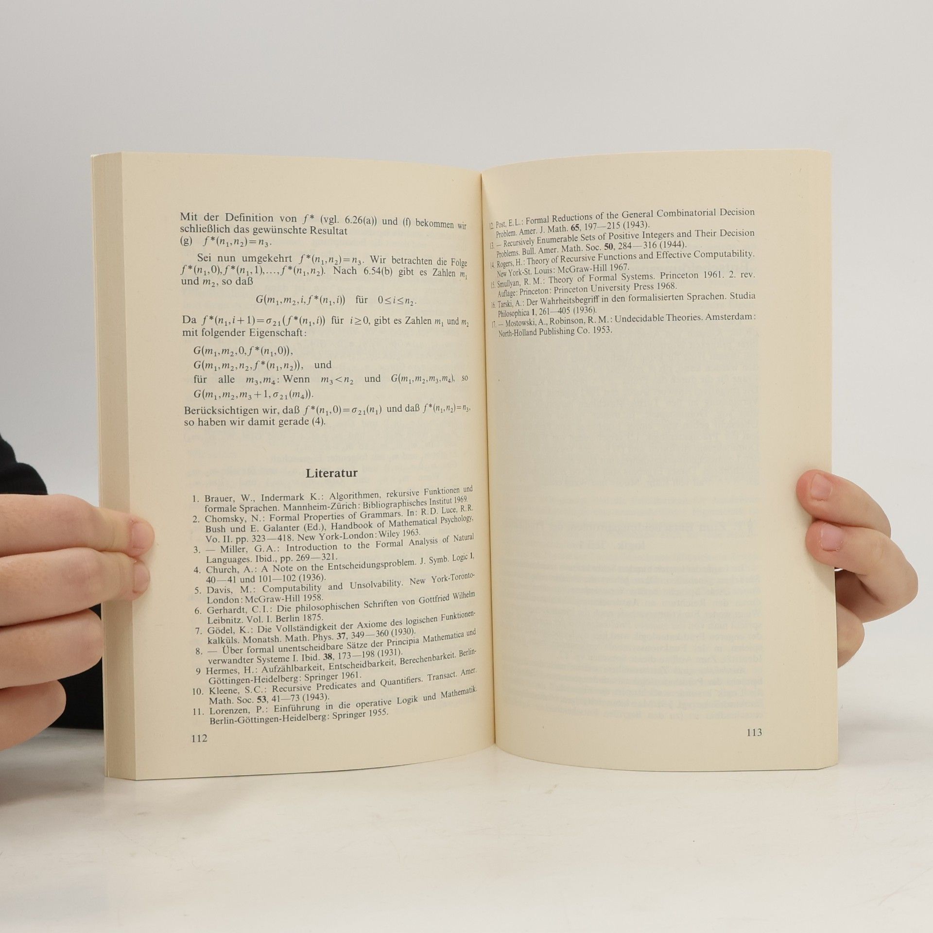 H.-D. Ebbinghaus Selecta Mathematica II