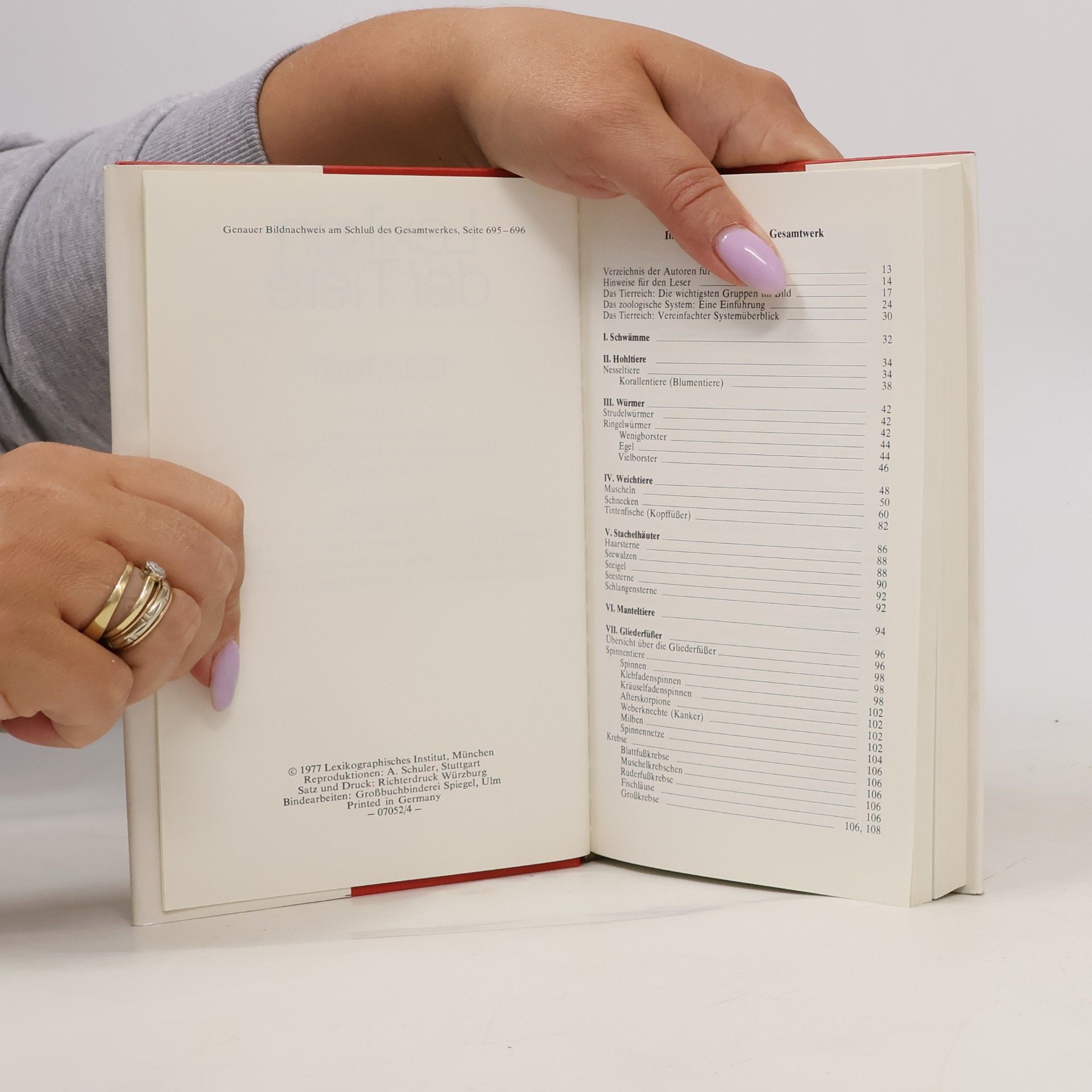 Various authors Lexikon der Tiere 1