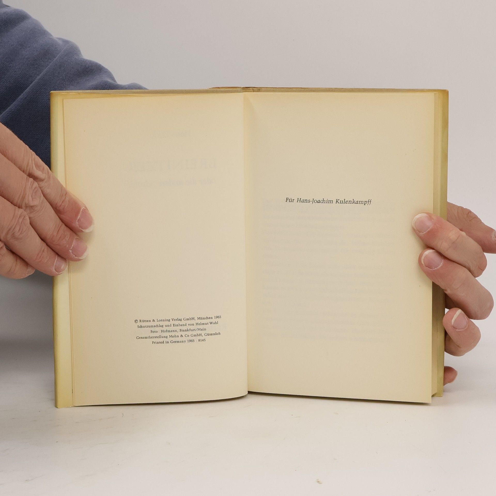 Hans Frick Breinitzer oder die andere Schuld