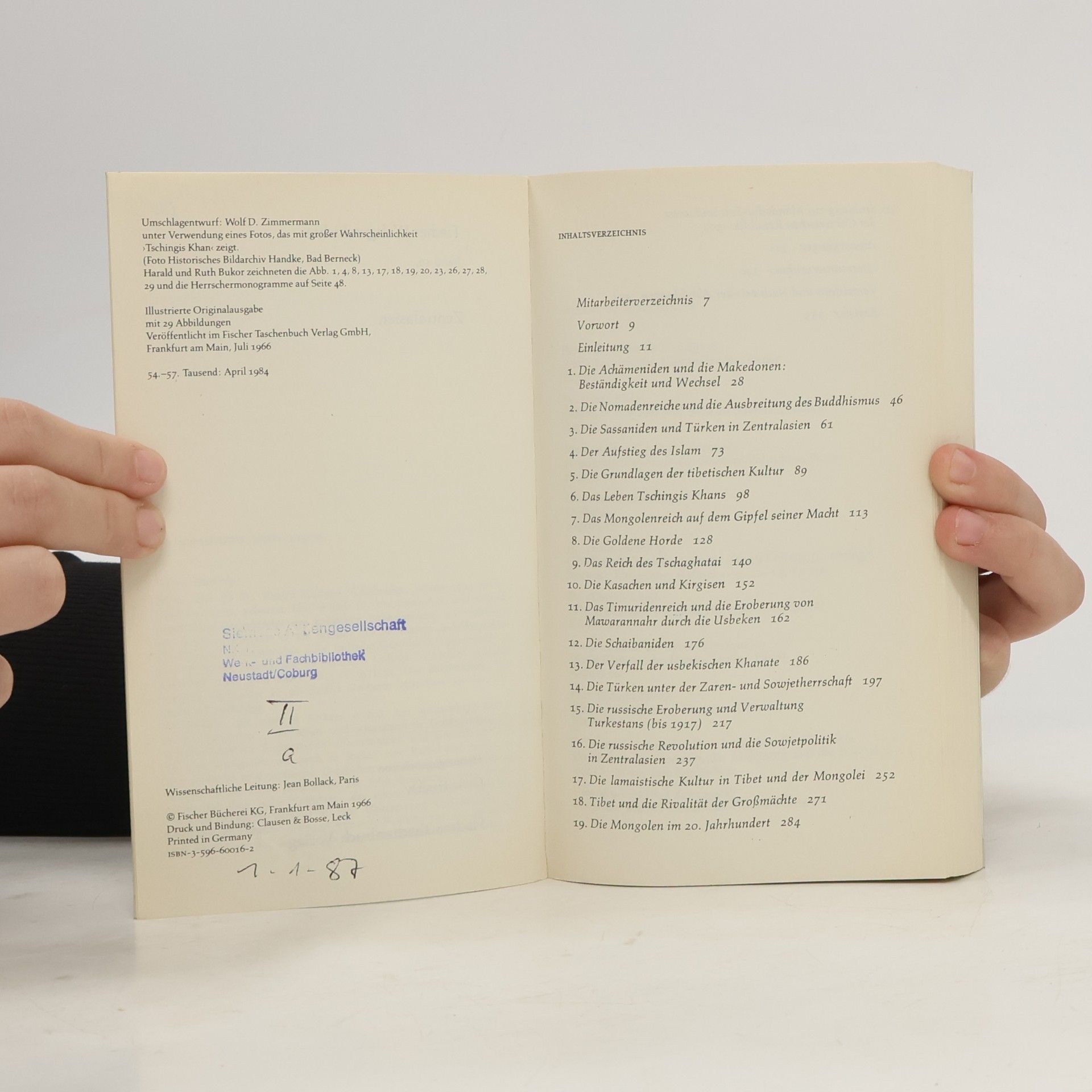 Gavin Hambly Fischer Weltgeschichte. Band 16 : Zentralasien
