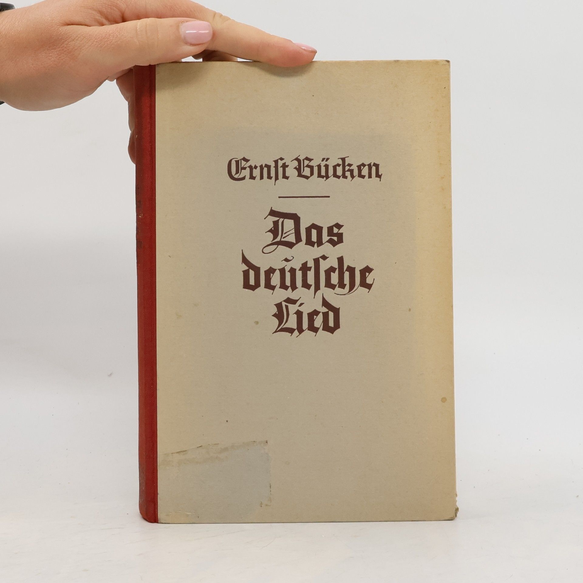 Ernst Bücken Das deutsche Lied