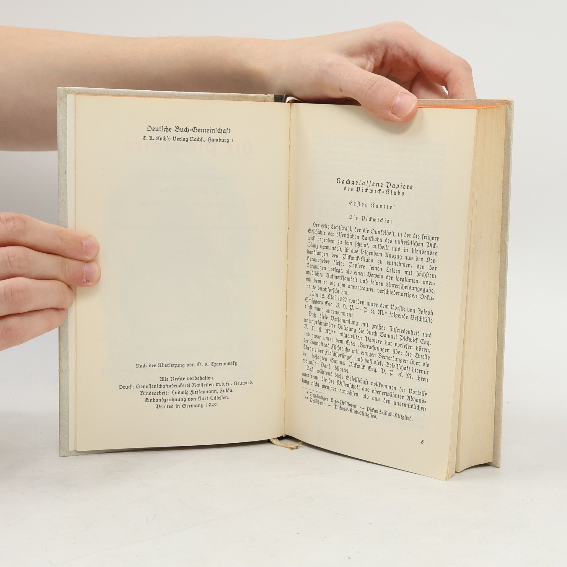 Charles Dickens Die Pickwickier