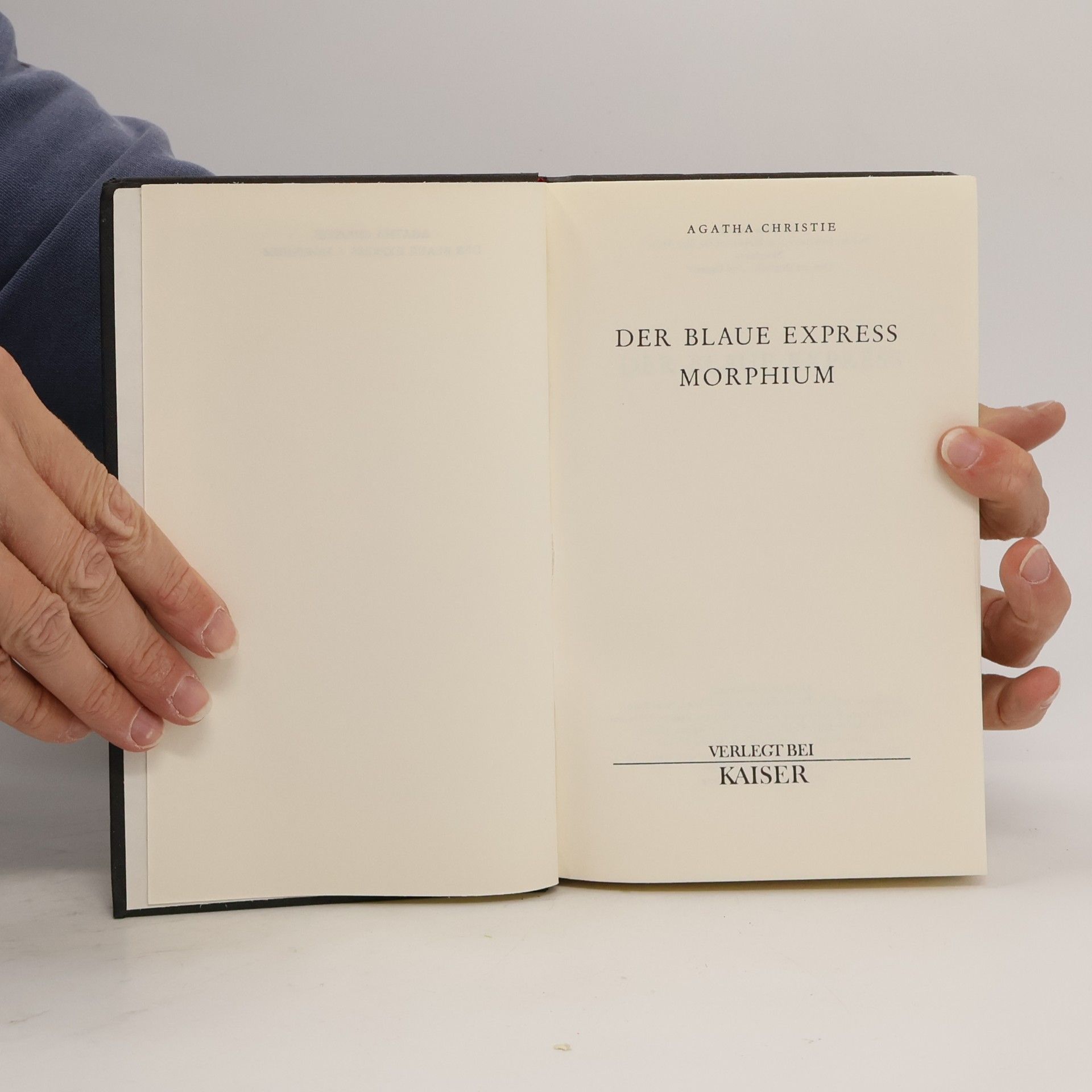 Agatha Christie Der blaue Express. Morphium