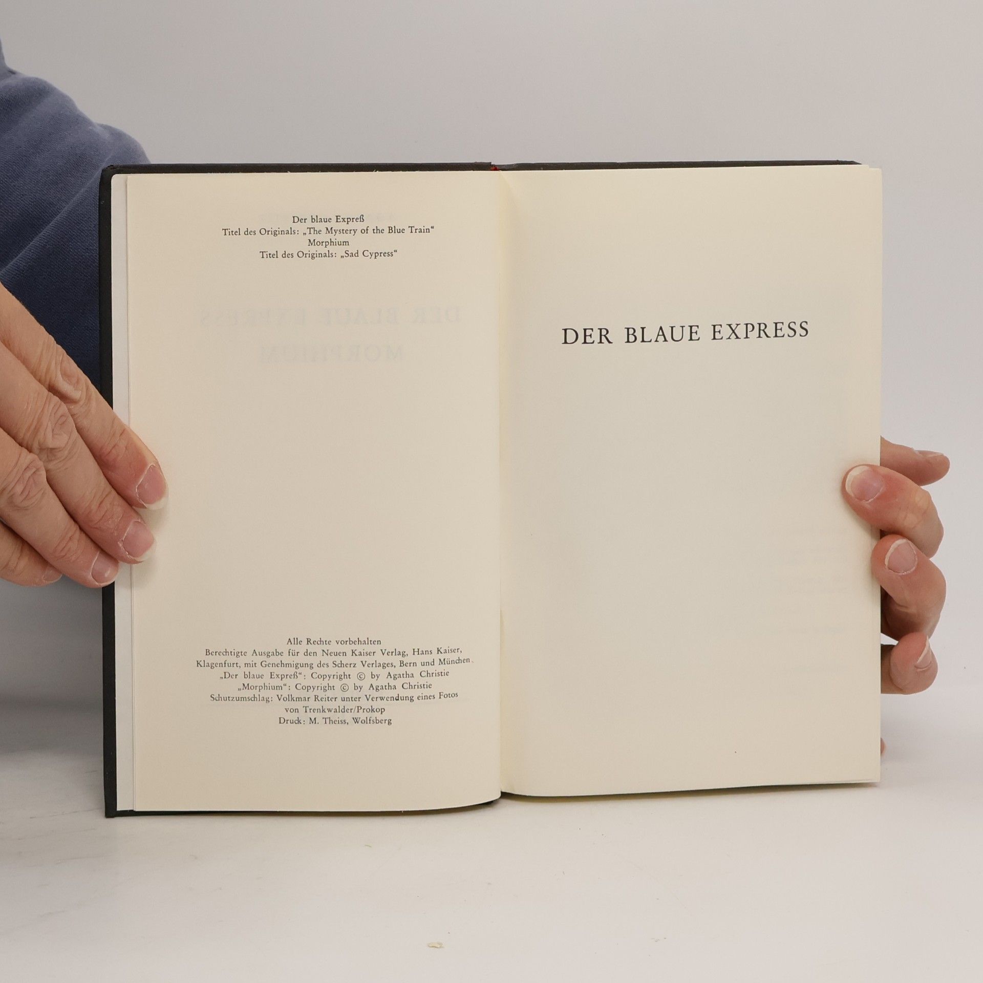 Agatha Christie Der blaue Express. Morphium