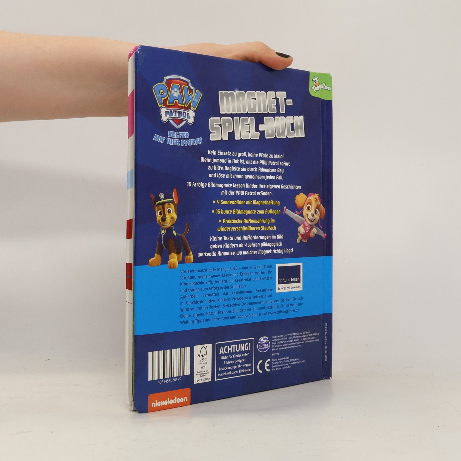 Autorenkollektiv Paw Patrol Magnet-Spiel-Buch