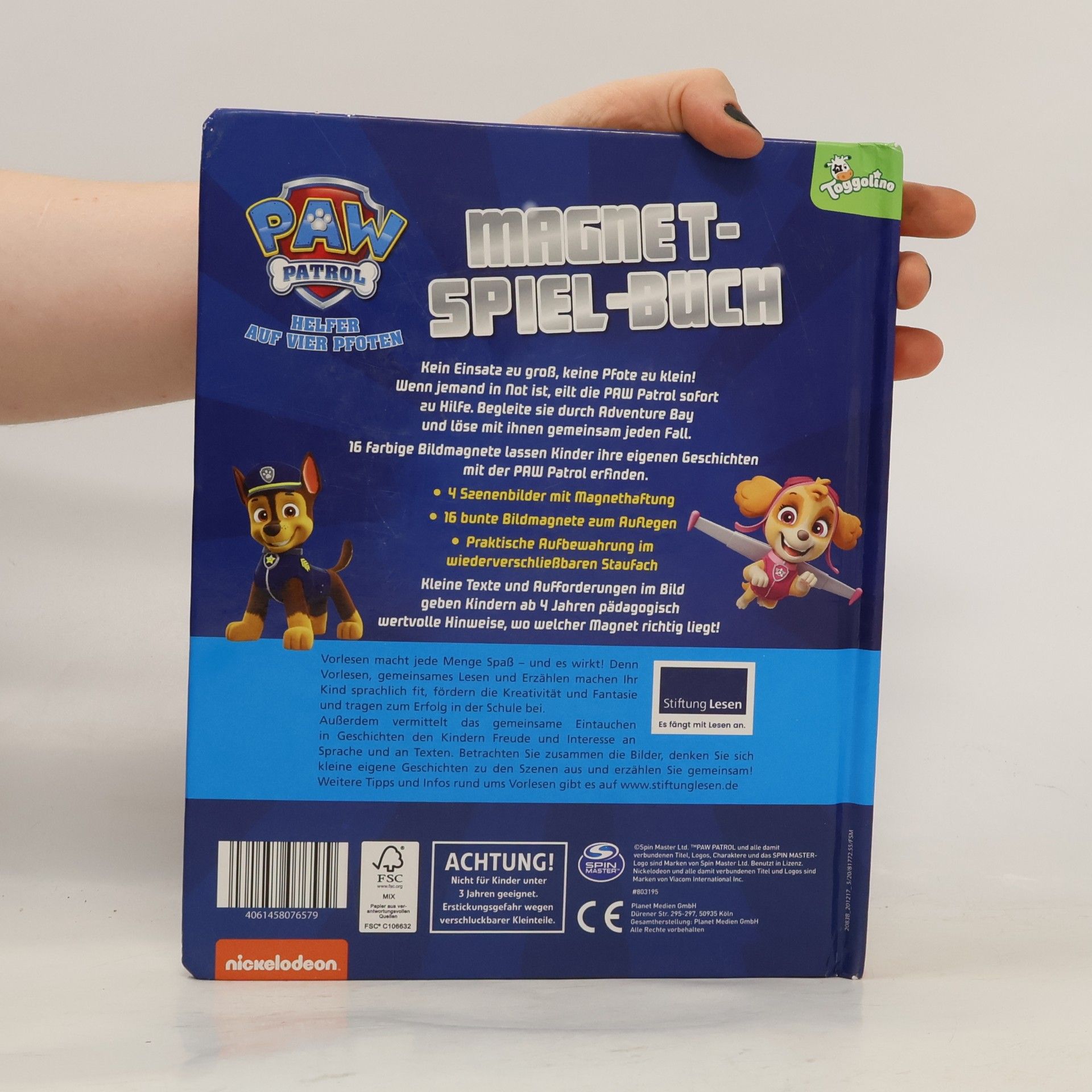 Autorenkollektiv Paw Patrol Magnet-Spiel-Buch