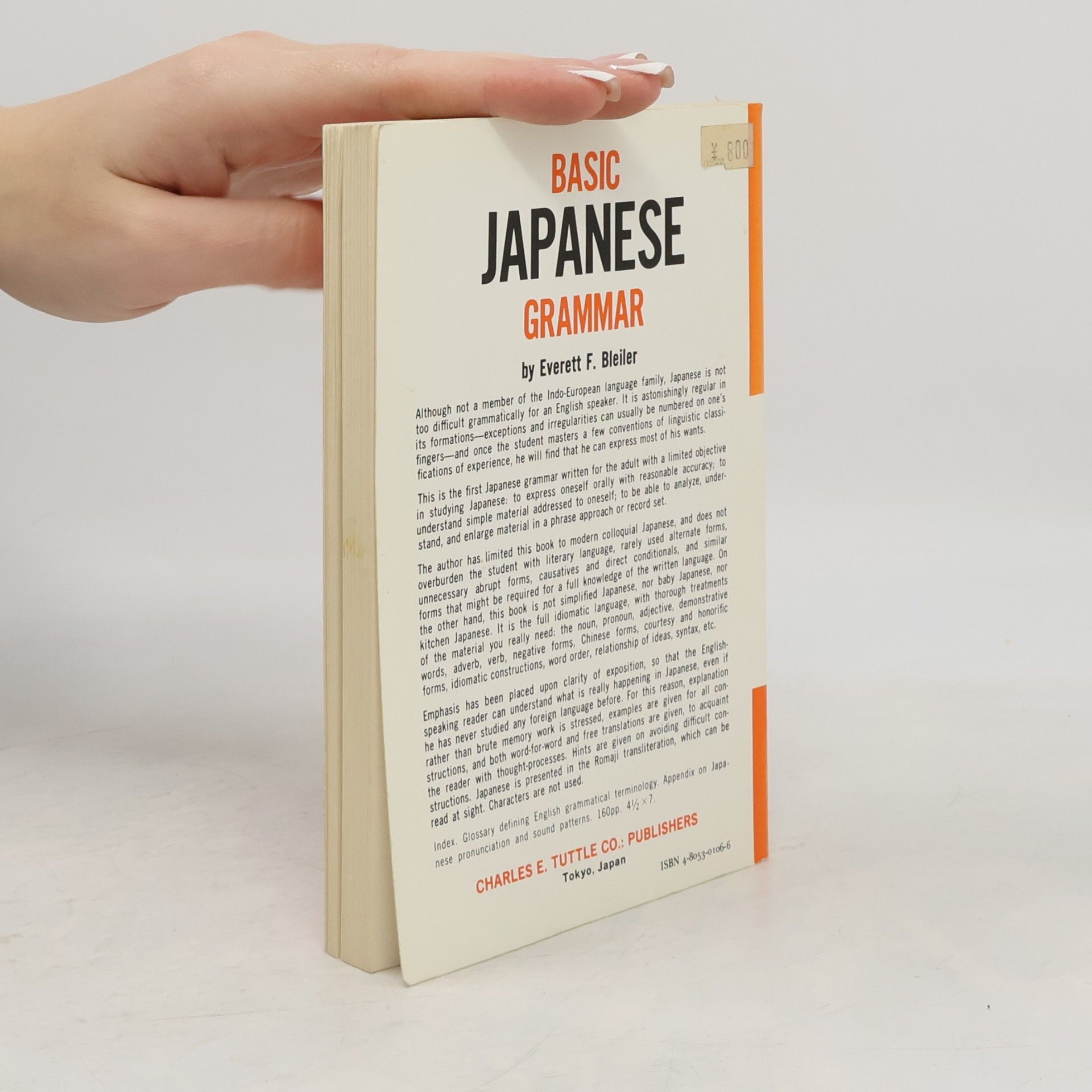 Everett F. Bleiler Basic Japanese Grammar