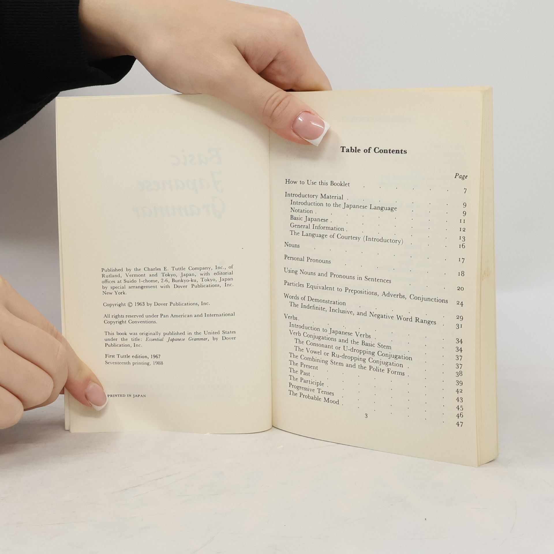 Everett F. Bleiler Basic Japanese Grammar
