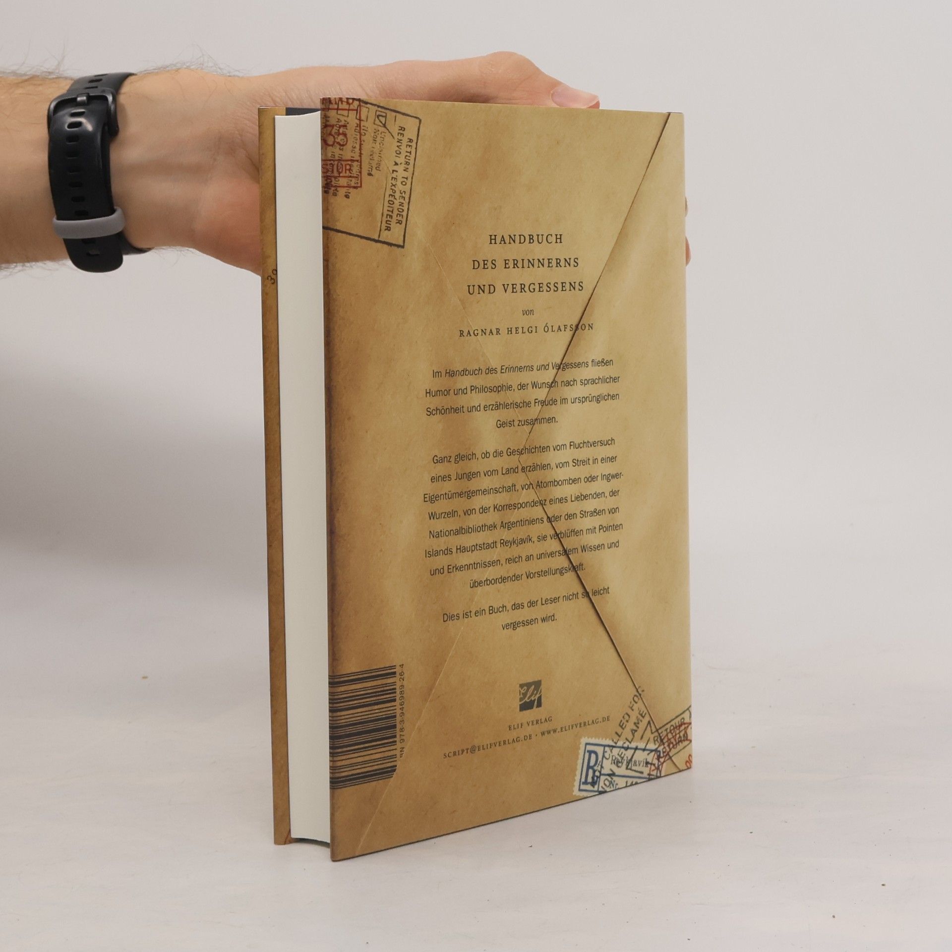 Ragnar Helgi Ólafsson Handbuch des Erinnerns und Vergessens. Geschichten