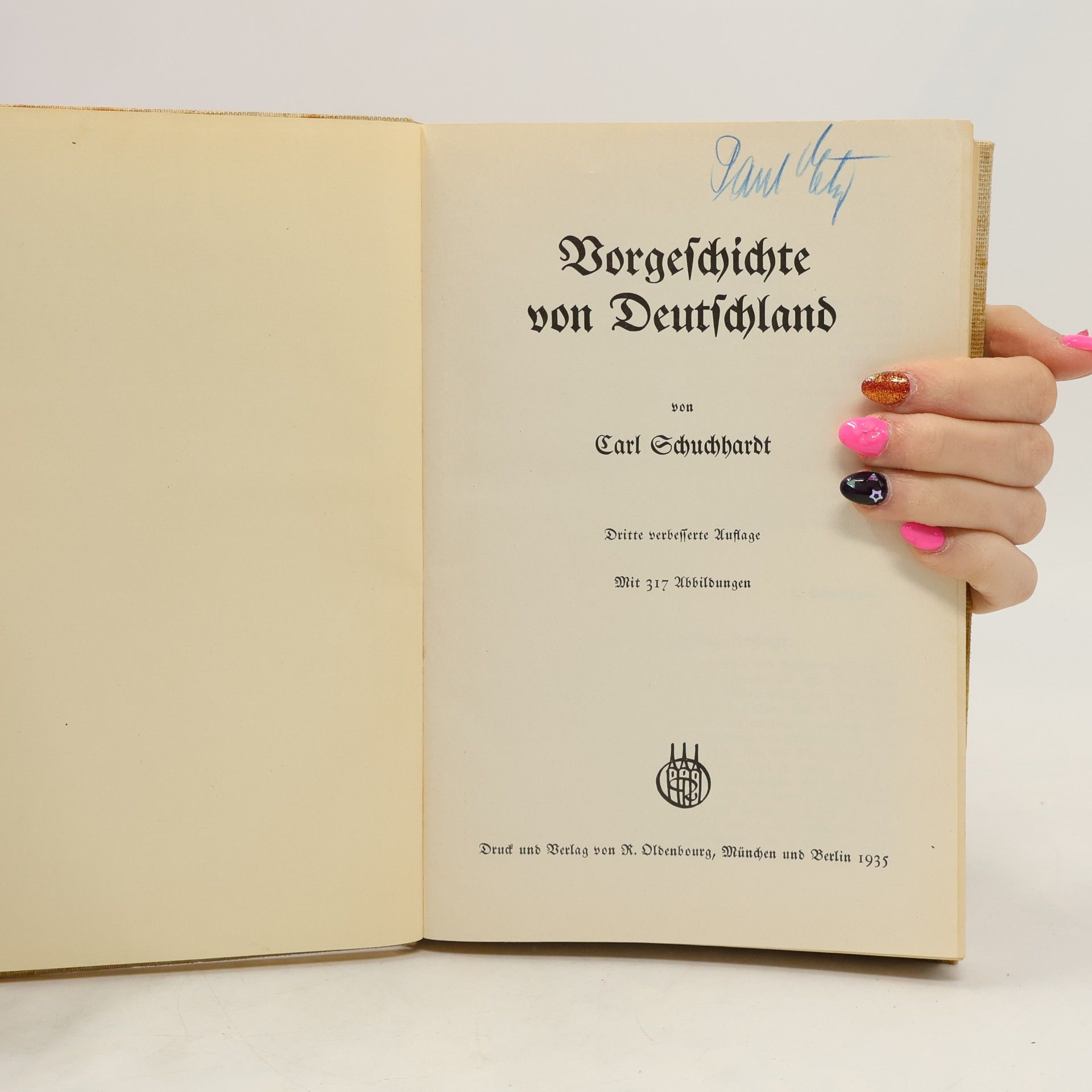 Carl Schuchhardt Vorgeschichte von Deutschland