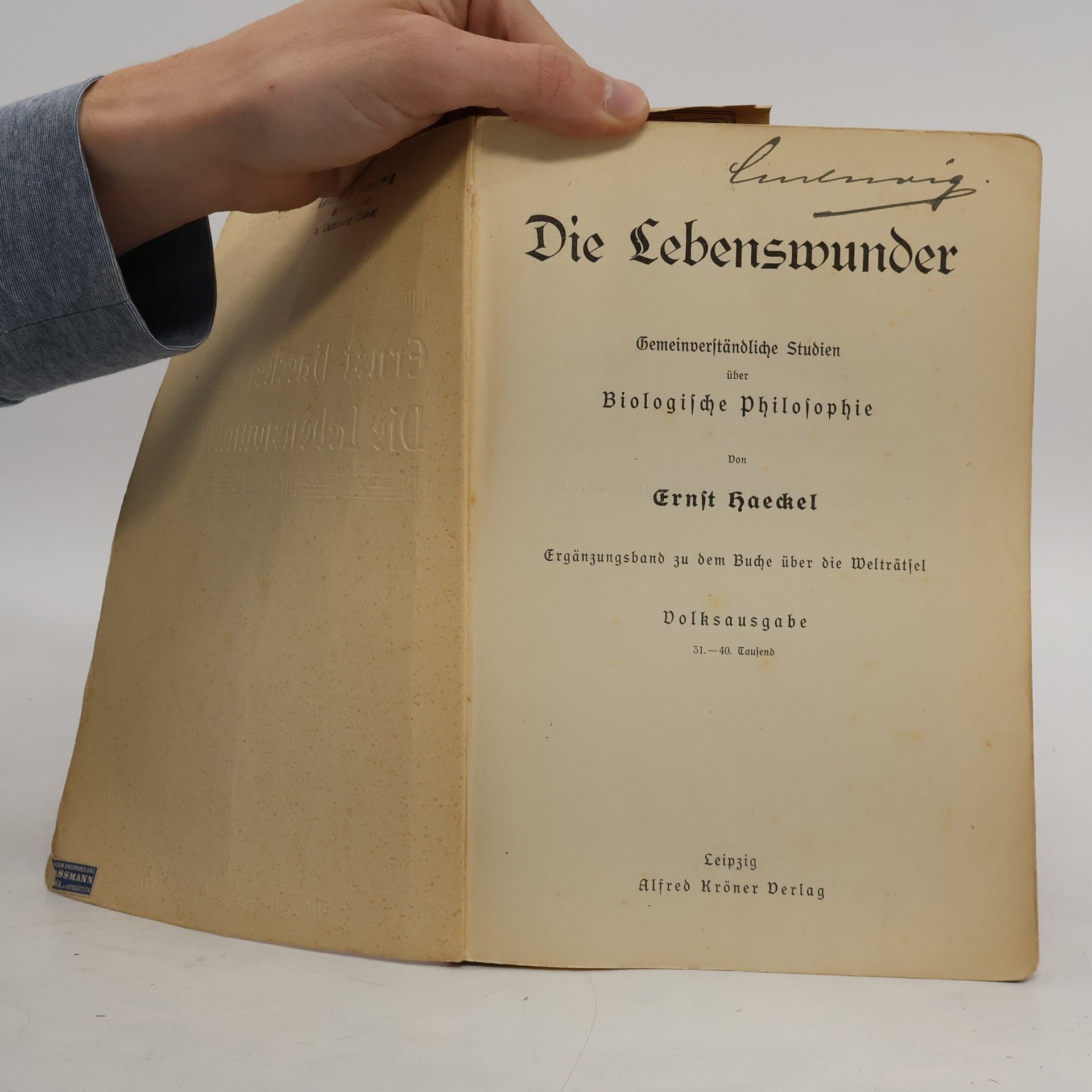 Ernst Haeckel Die Lebenswunder