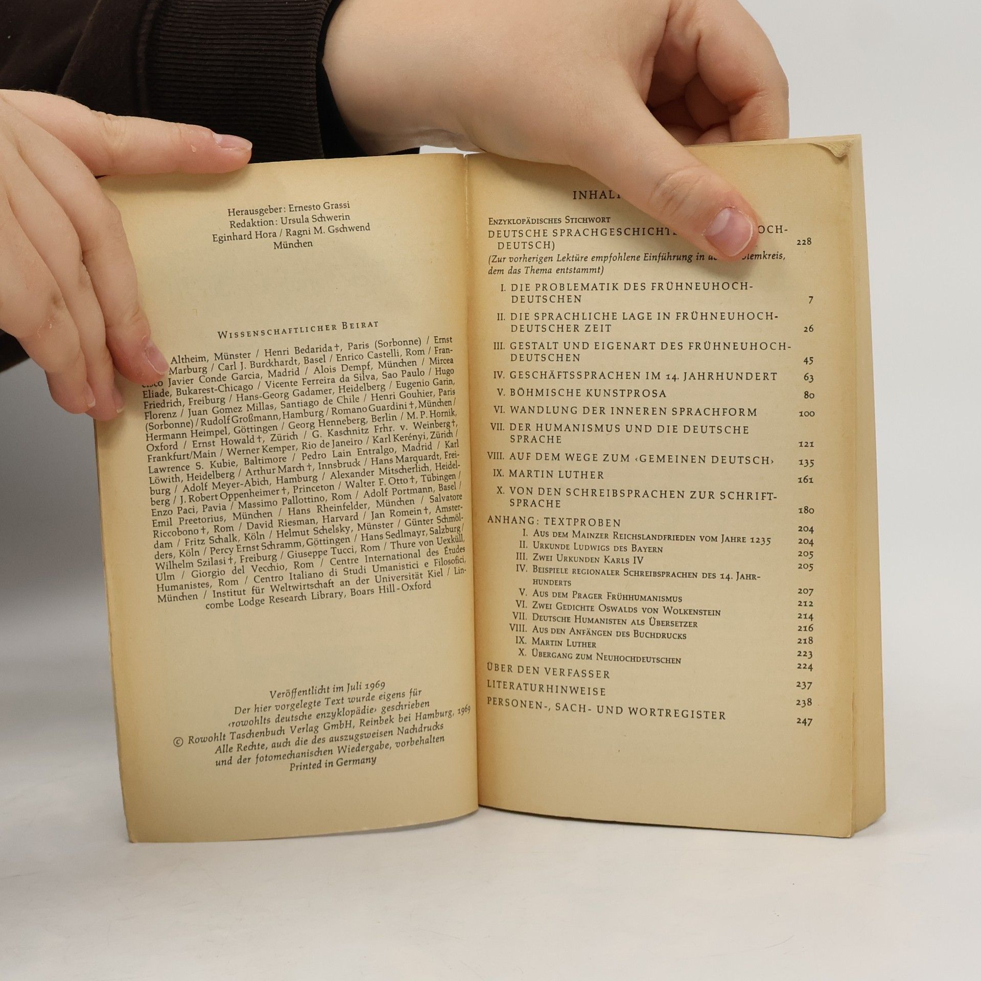 Hans Eggers Deutsche Sprachgeschichte III