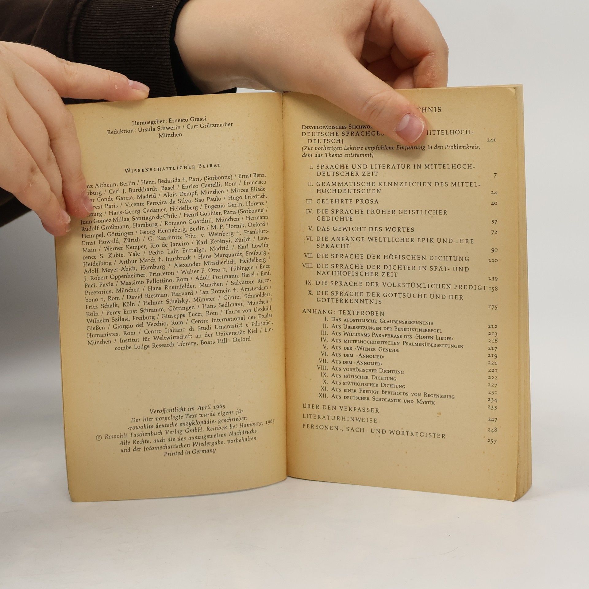 Hans Eggers Deutsche Sprachgeschichte II.