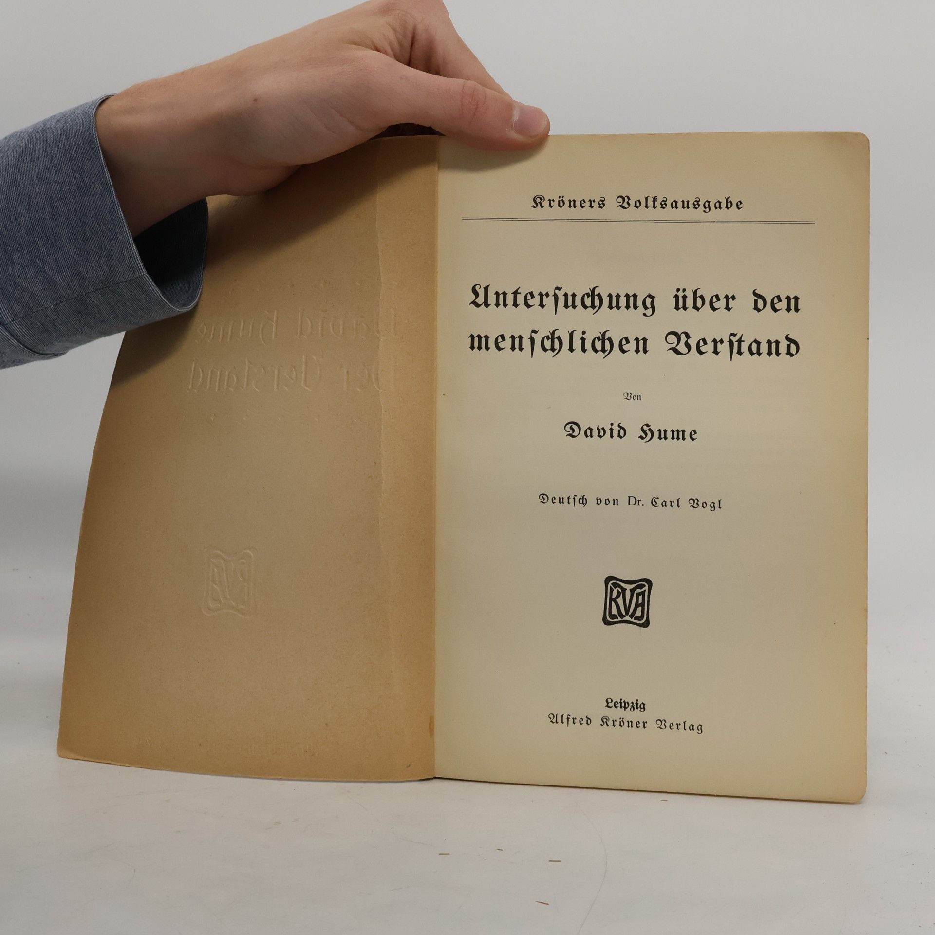 David Hume Der Verstand