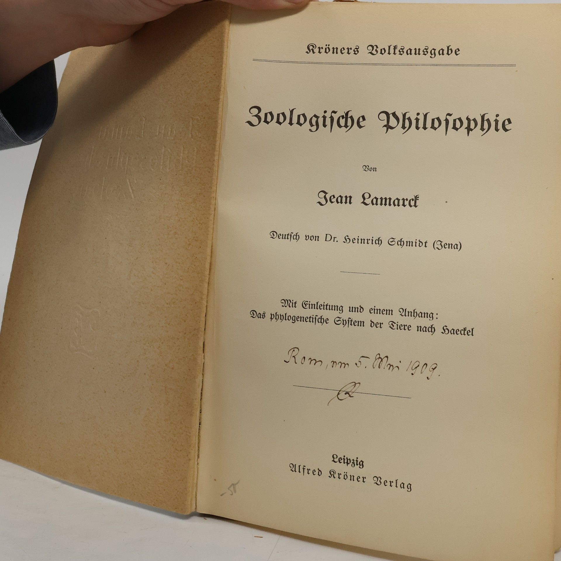 Jean-Baptiste Lamarck Philosophische Zoologie