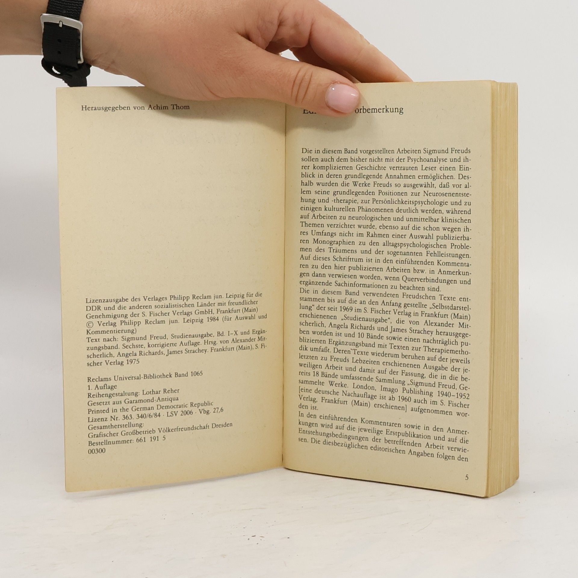 Sigmund Freud Psychoanalyse. Ausgewählte Schriften