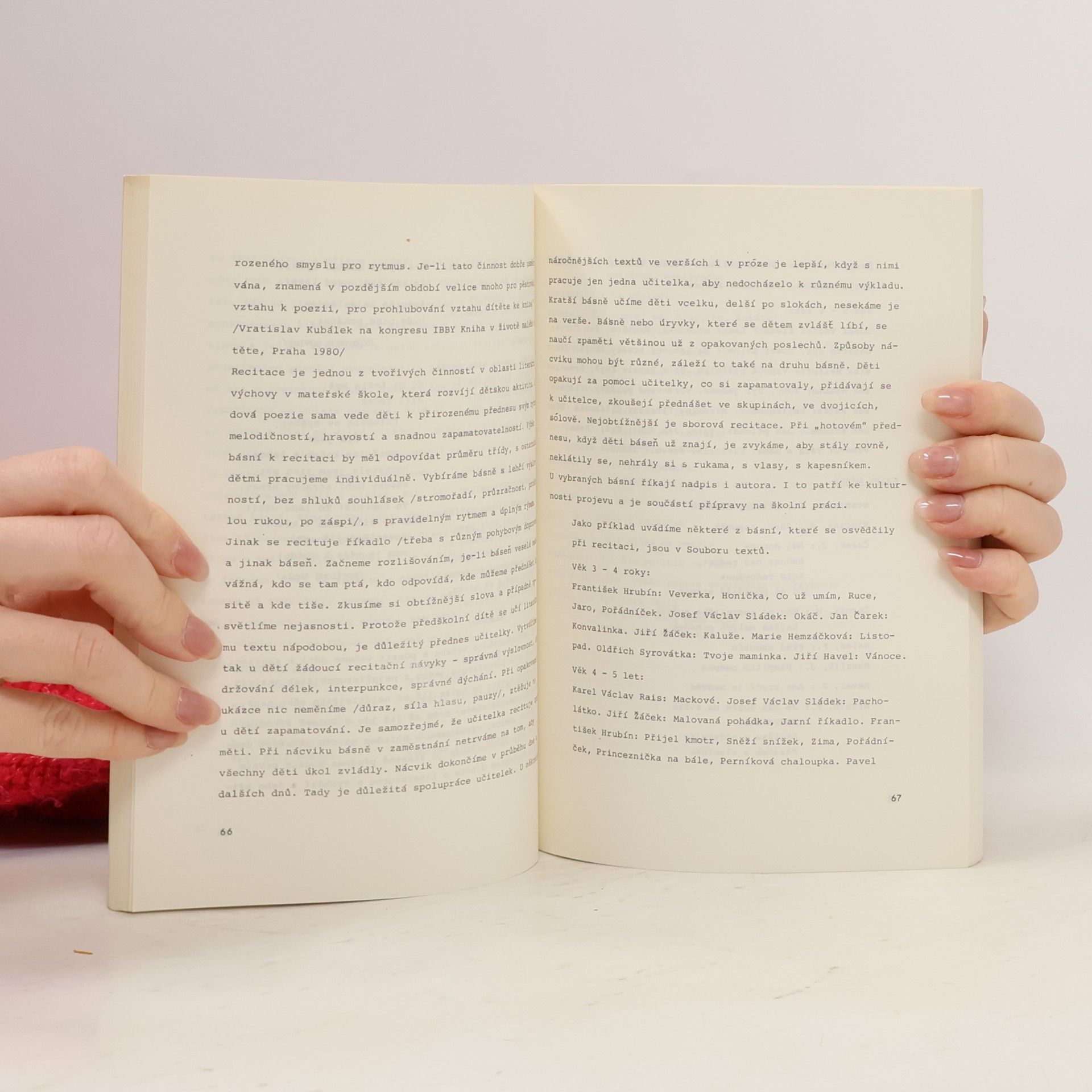 Karla Strnadová Literární výchova v mateřské škole