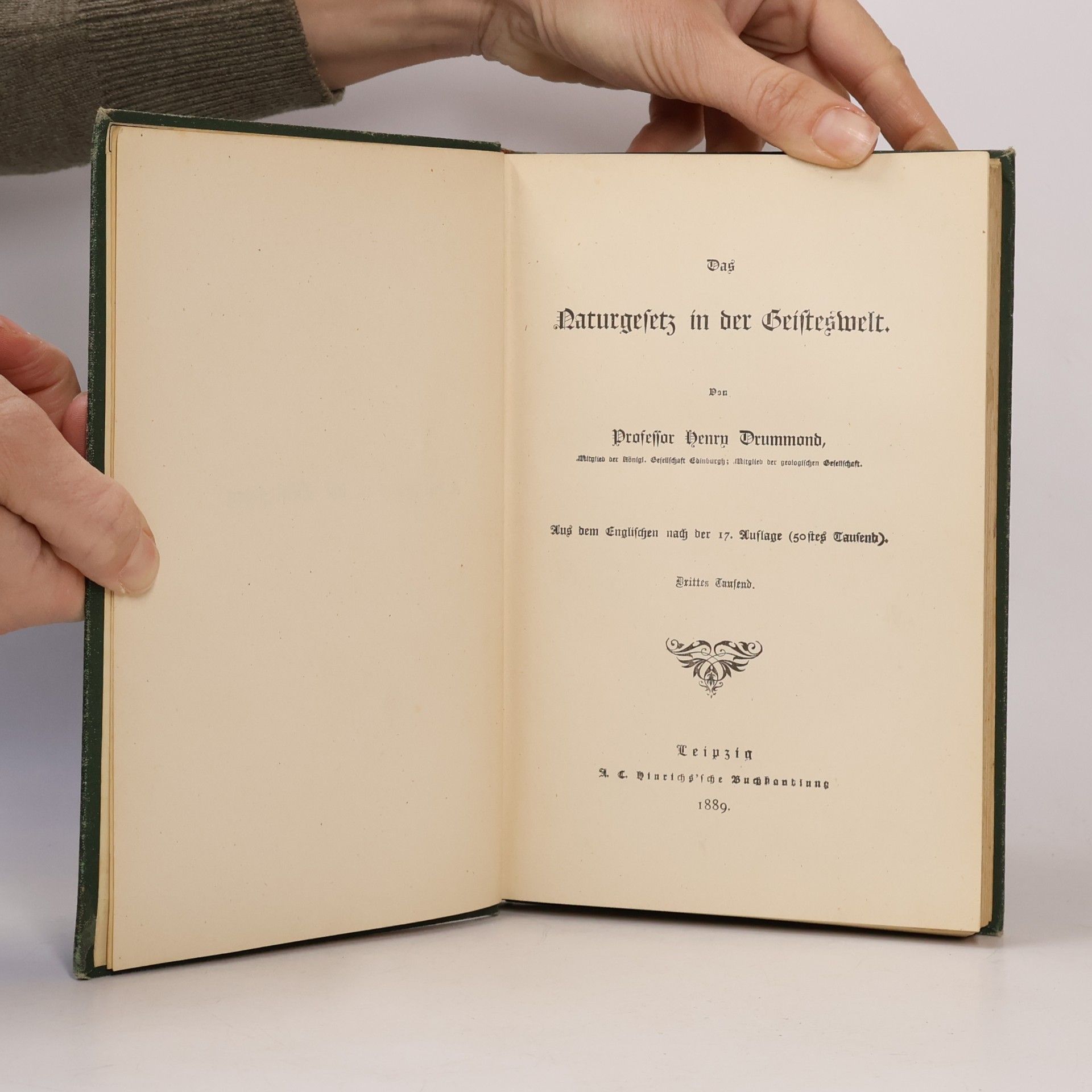 Henry Drummond Das Naturgesetz in der Geisteswelt