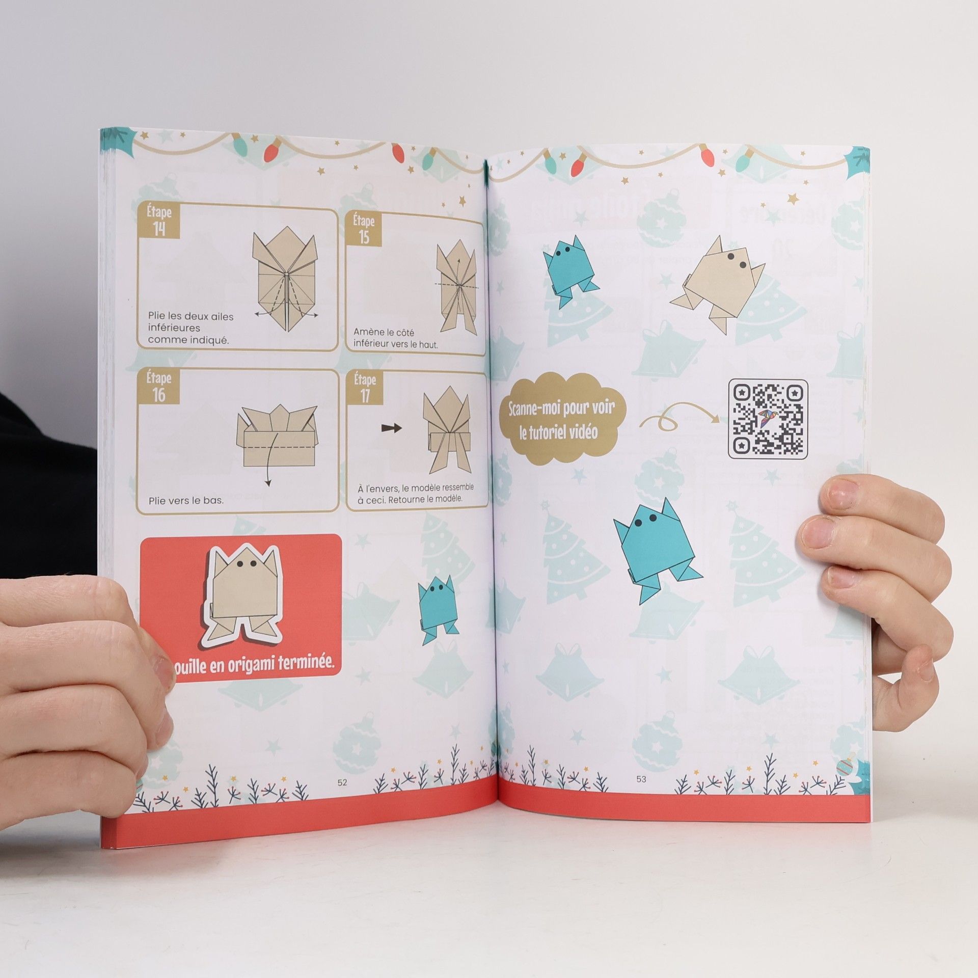 Lila Folds Le Calendrier de l'Avent - Origami pour les enfants et adultes: 24 modèles d'Origami pour un Noël et une période de l'Avent créatifs - Avec code QR et instructions vidéo pour tous les modèles