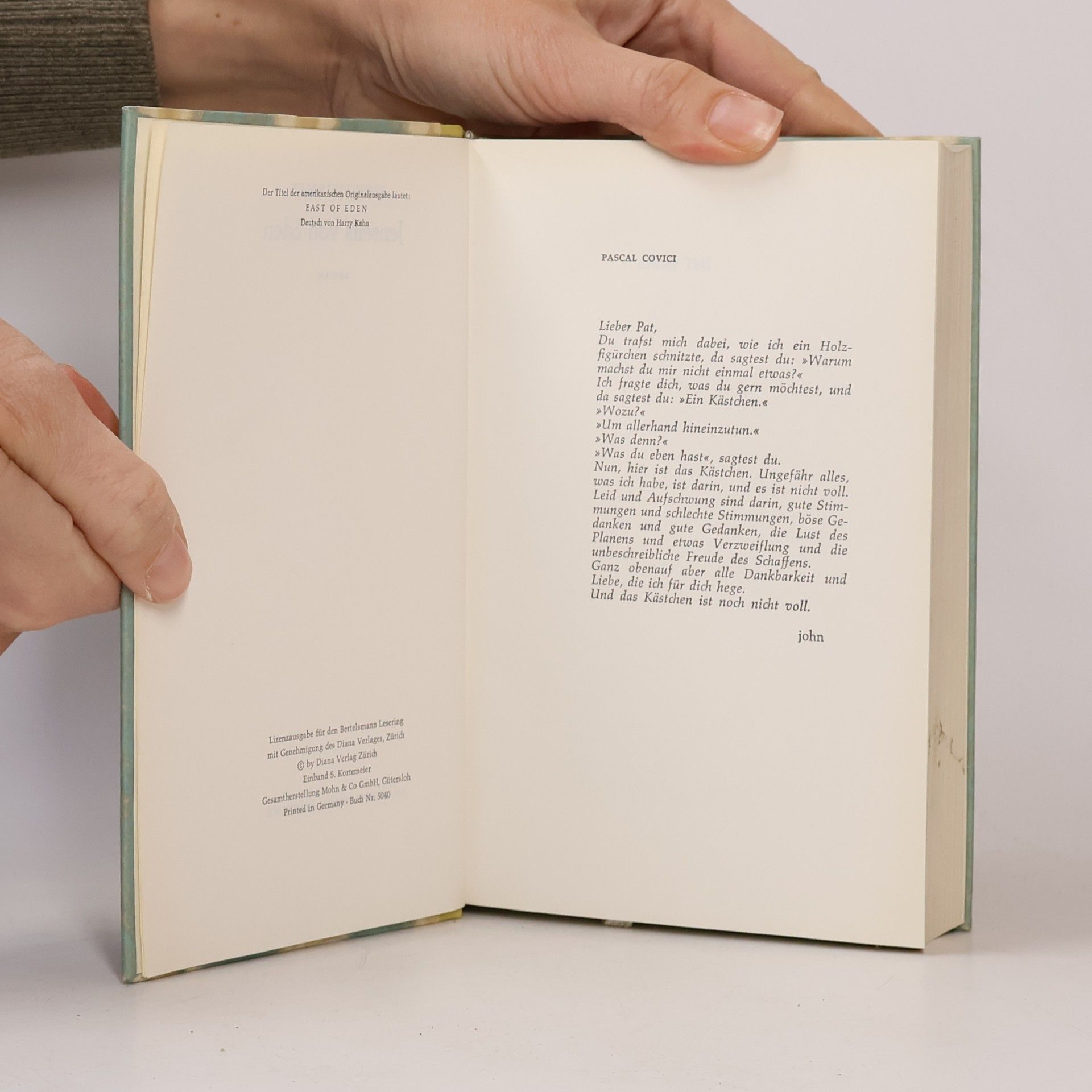 John Steinbeck Jenseits von Eden