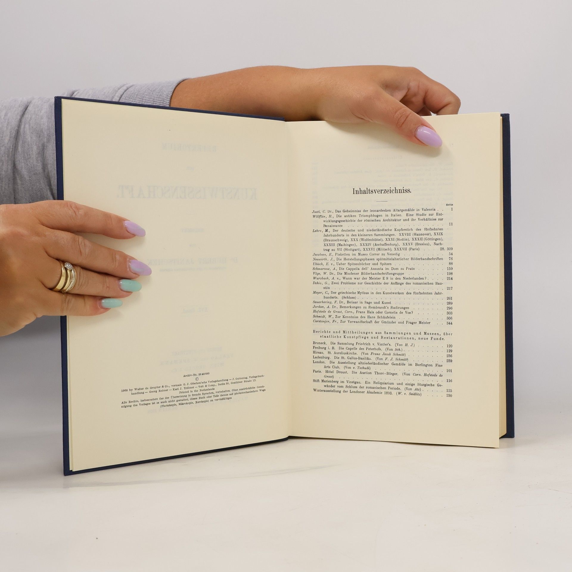 Kolektiv autorů Repertorium für Kunstwissenschaft 16