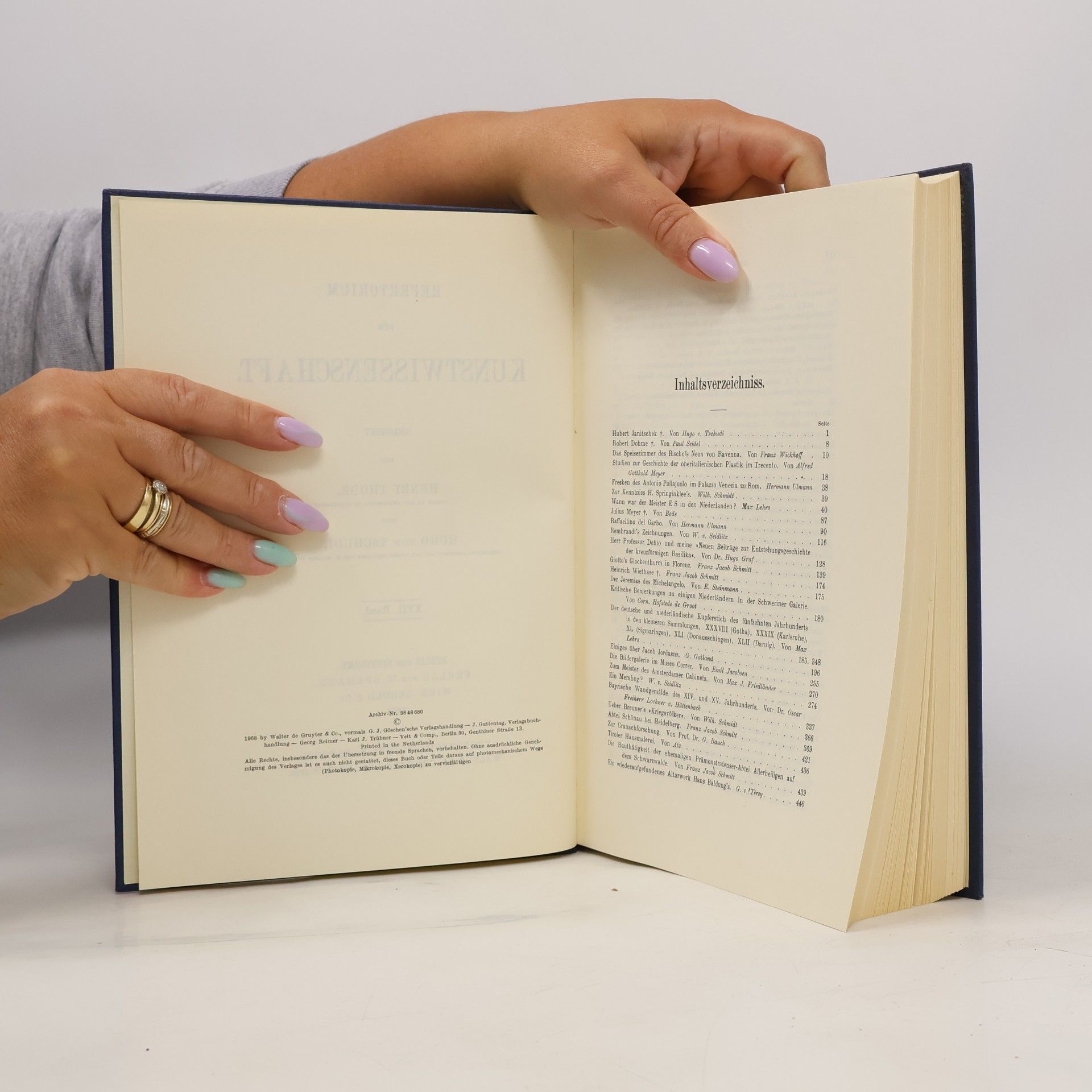Kolektiv autorů Repertorium für Kunstwissenschaft 17.