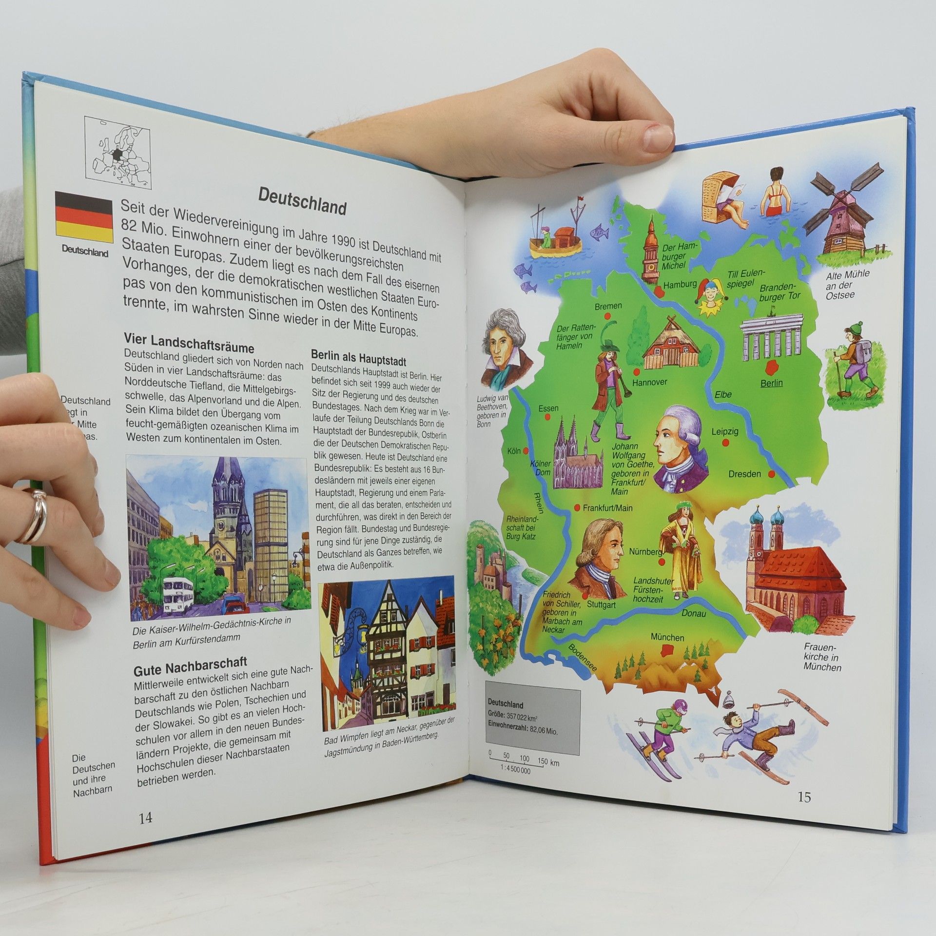 Kolektiv autorů Der große Xenos-Europa-Atlas für Kinder