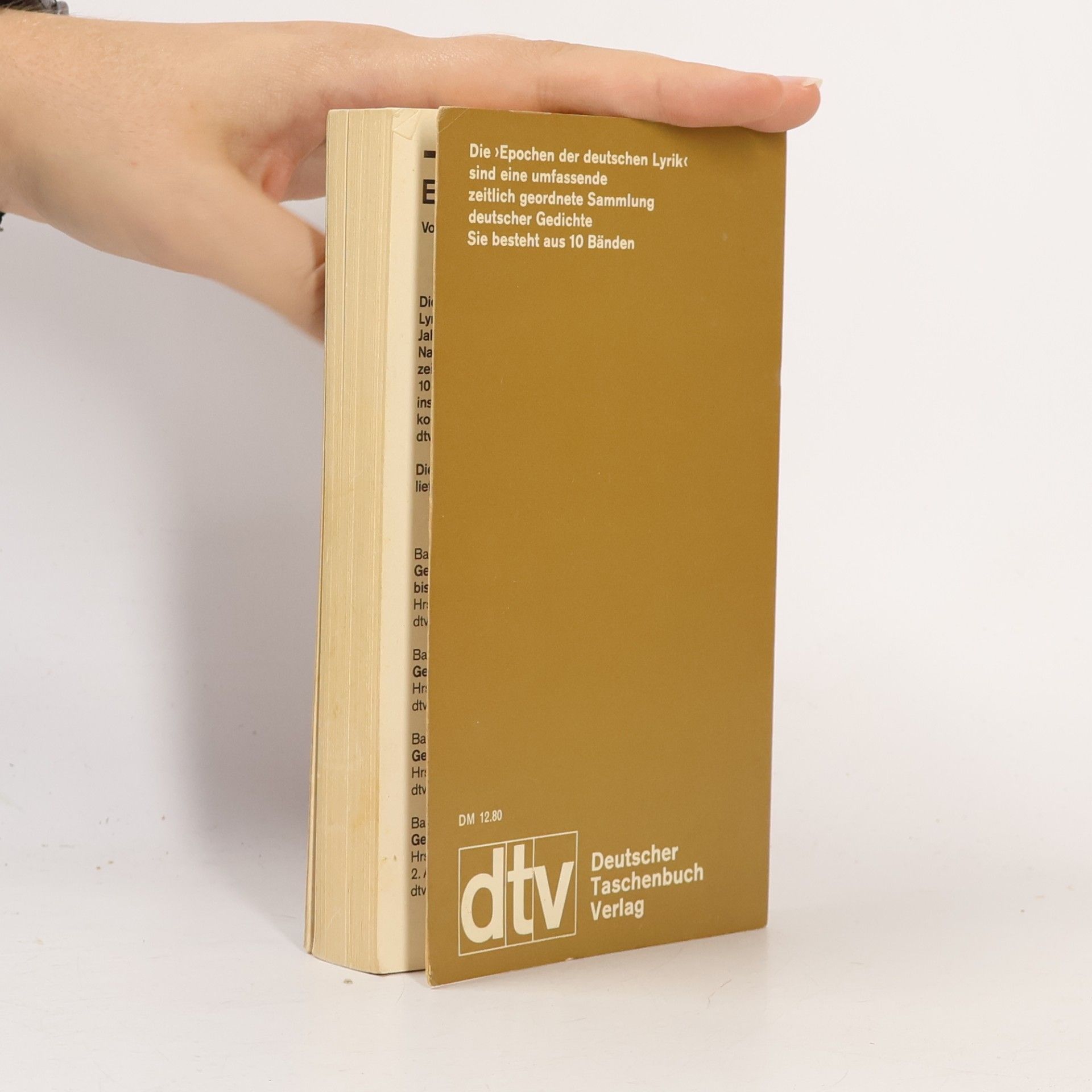 Collectif d'auteurs Epochen der deutschen Lyrik 6. 1770-1800