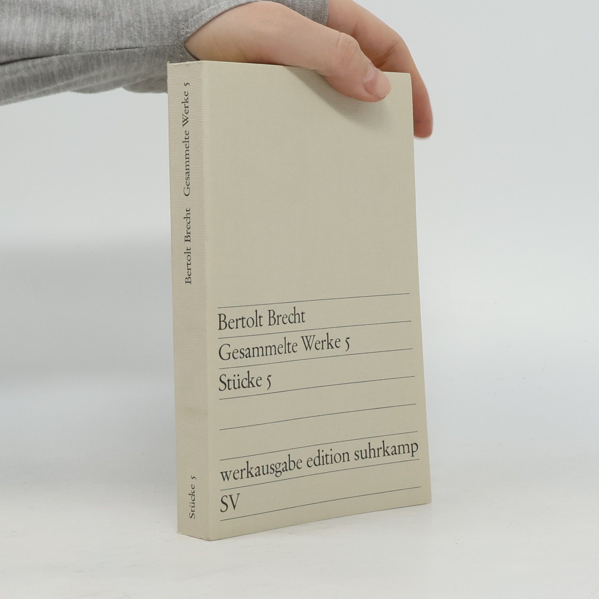 Bertolt Brecht Gesammelte Werke 5