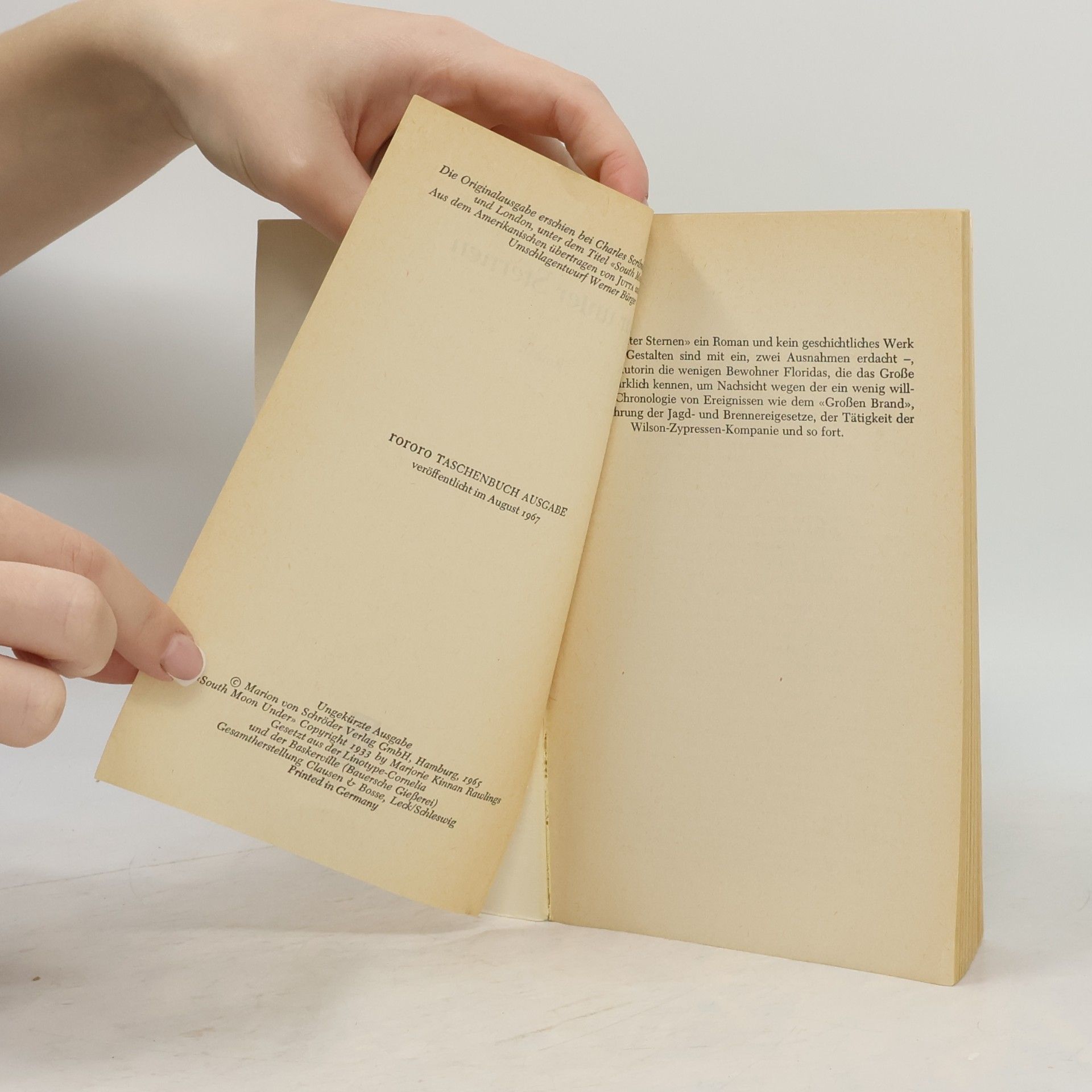 Marjorie Kinnan Rawlings Spur Unter Sternen