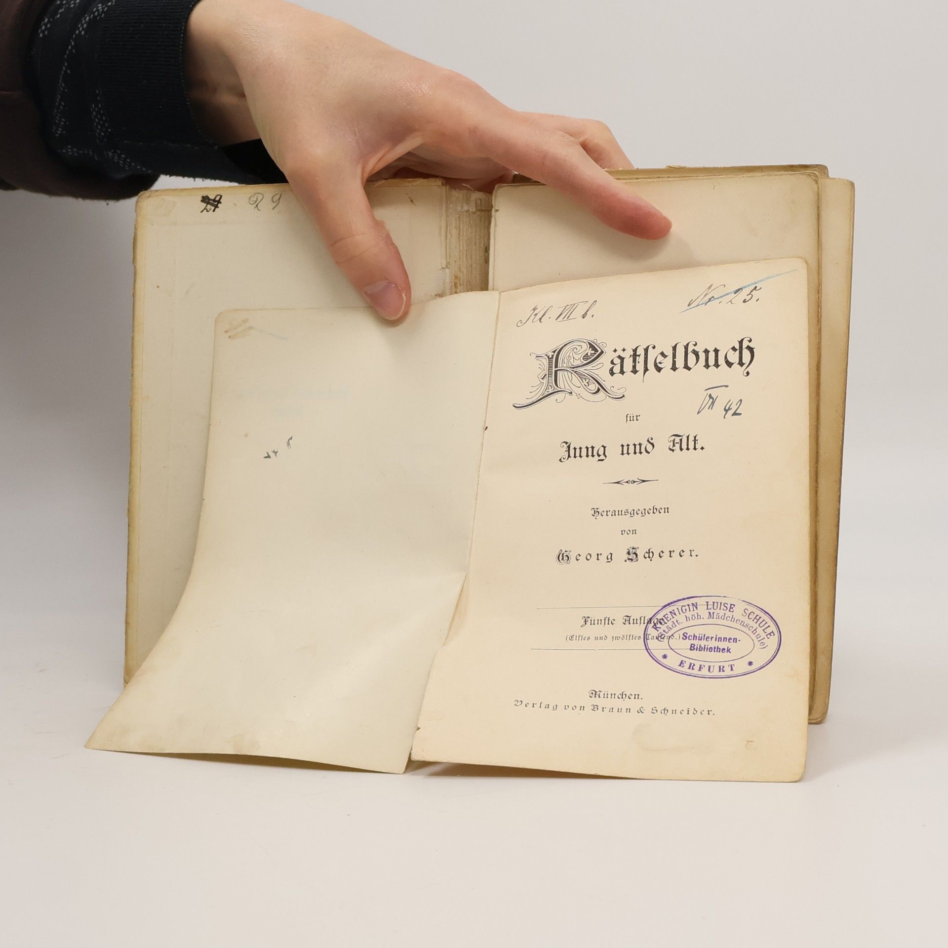 Georg Scherer Rätselbuch für Jung und Alt