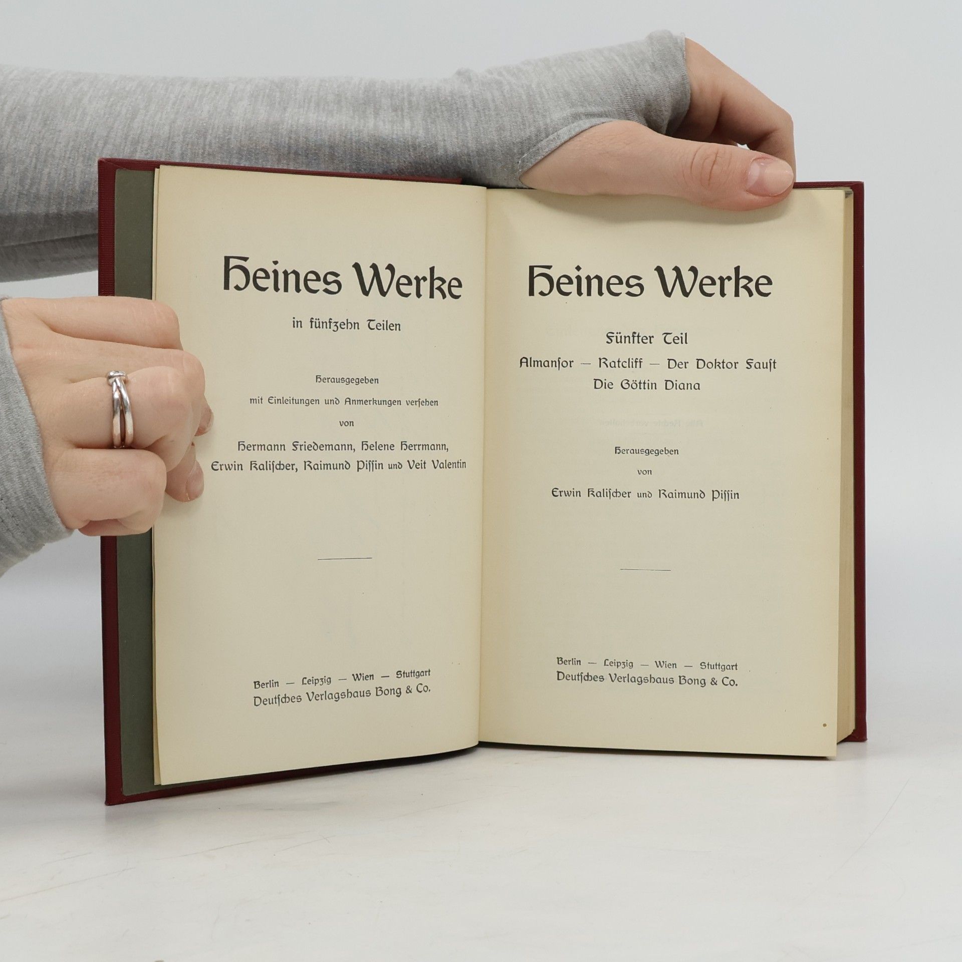 Heinrich Heine Heines Werke 5-8