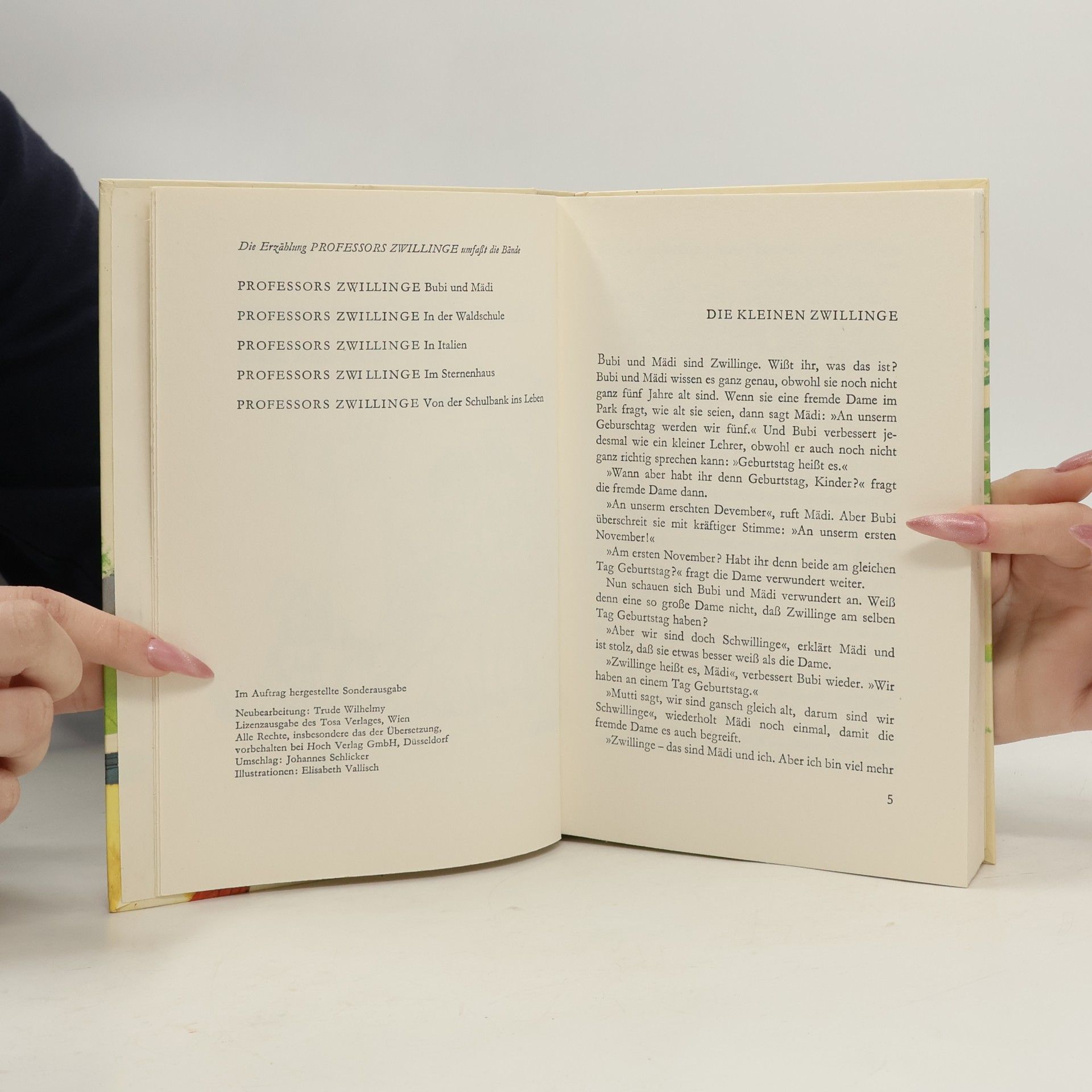Else Ury Professors Zwillinge