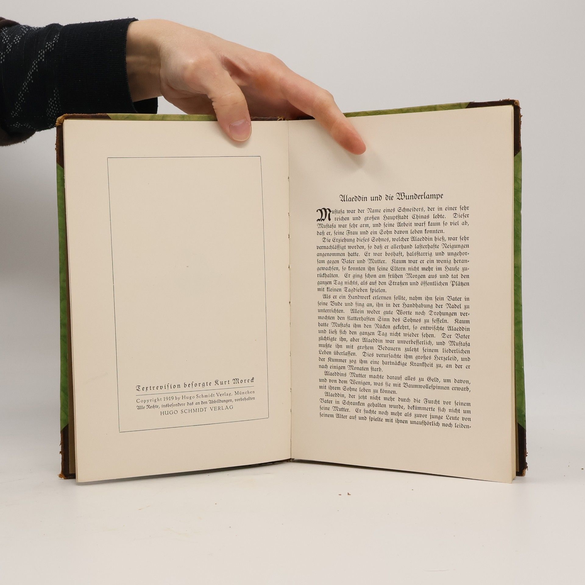 Curt Moreck Alaeddin und die Wunderlampe