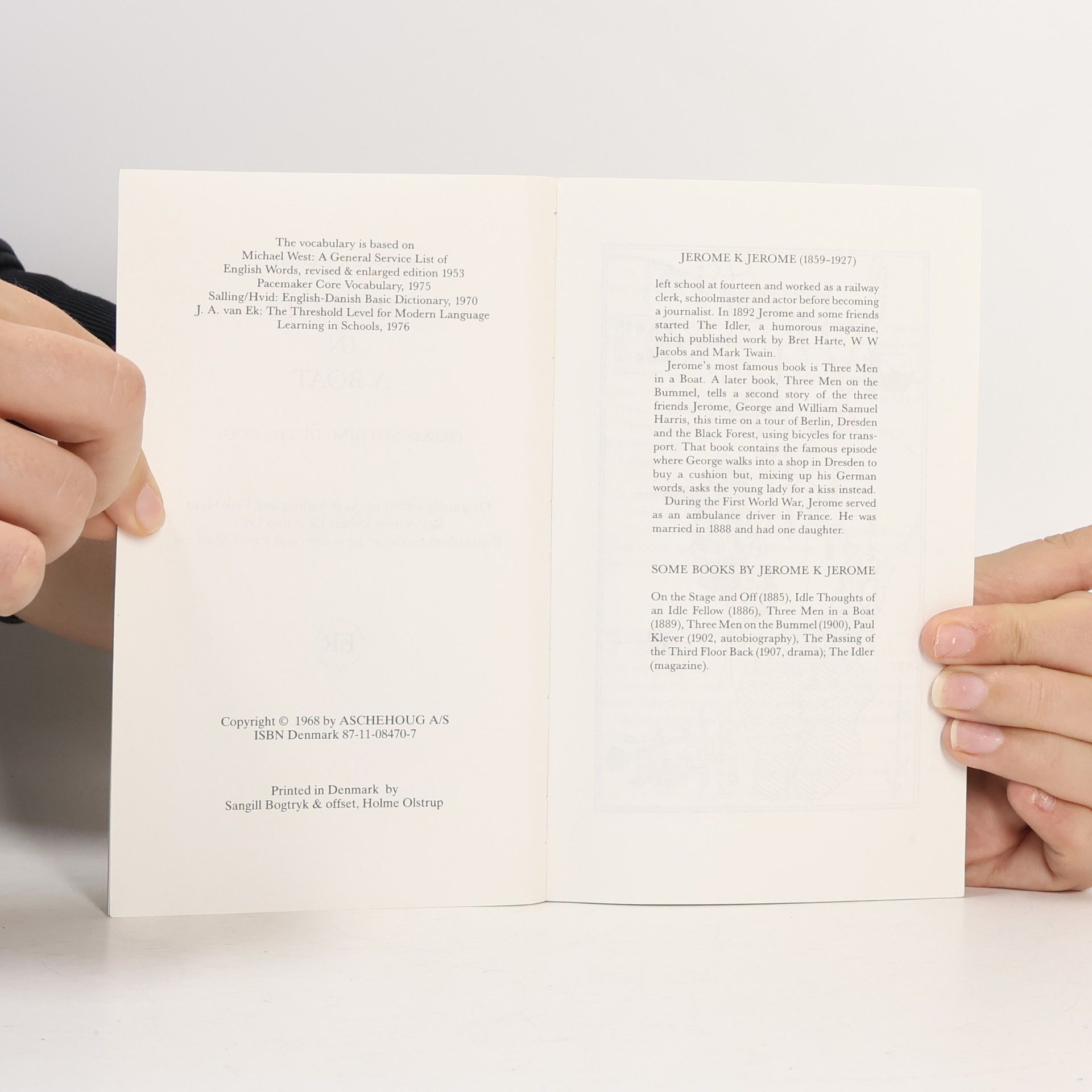 Jerome K Jerome Three Men in a Boat