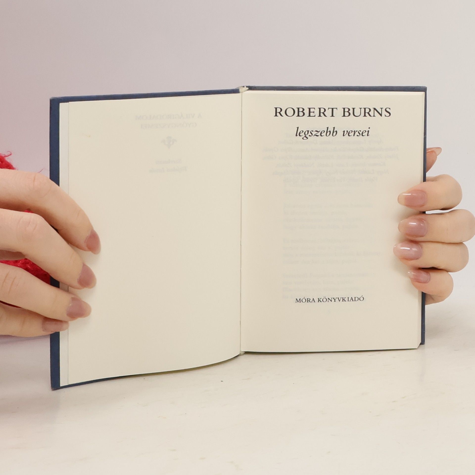 Robert Burns Rubert Burns legszebb versei