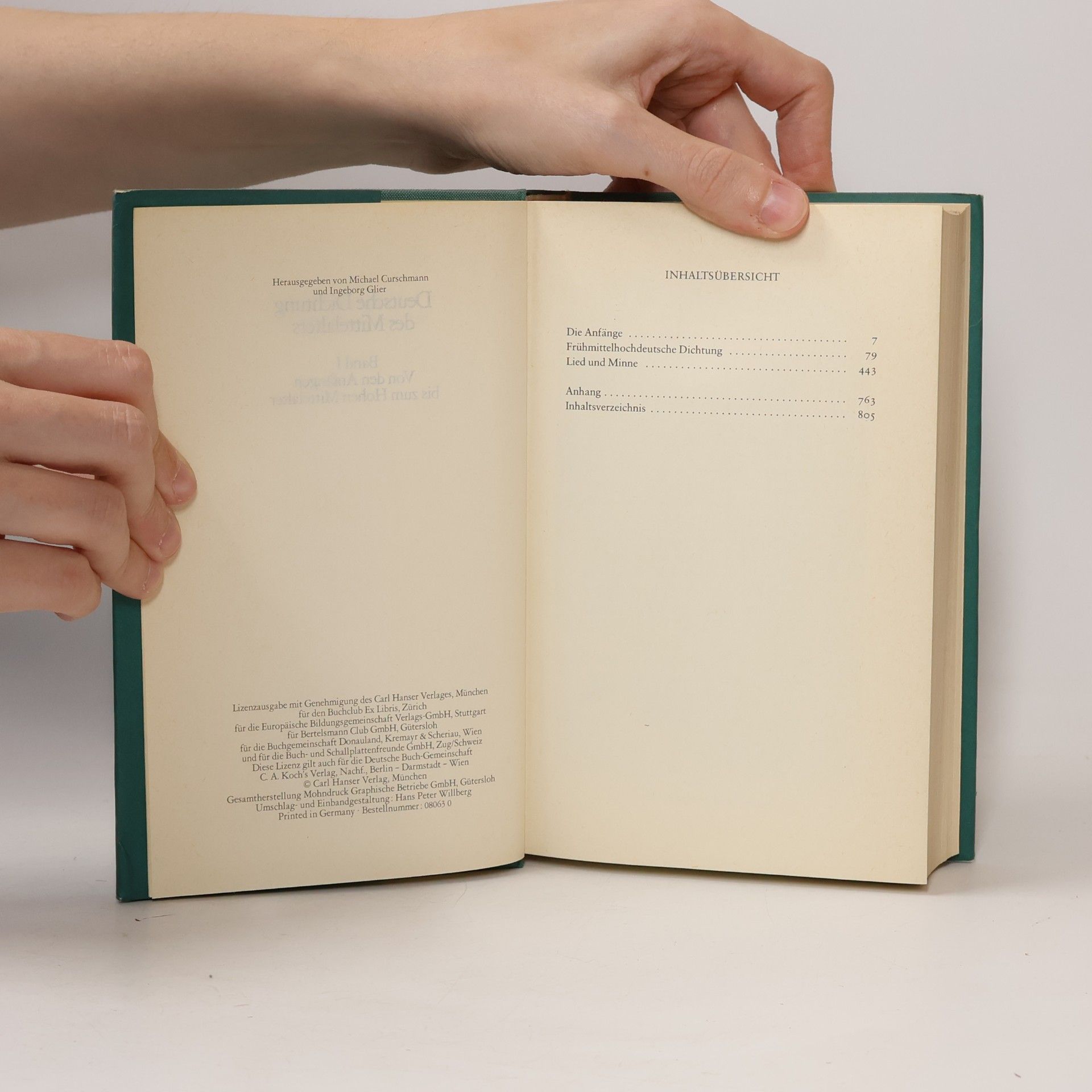 Various authors Deutsche Dichtung des Mittelalters. Band I+II