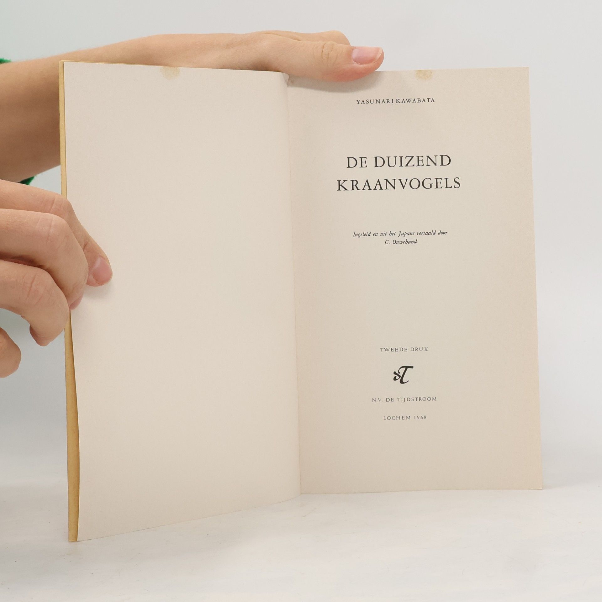 Yasunari Kawabata De duizend kraanvogels