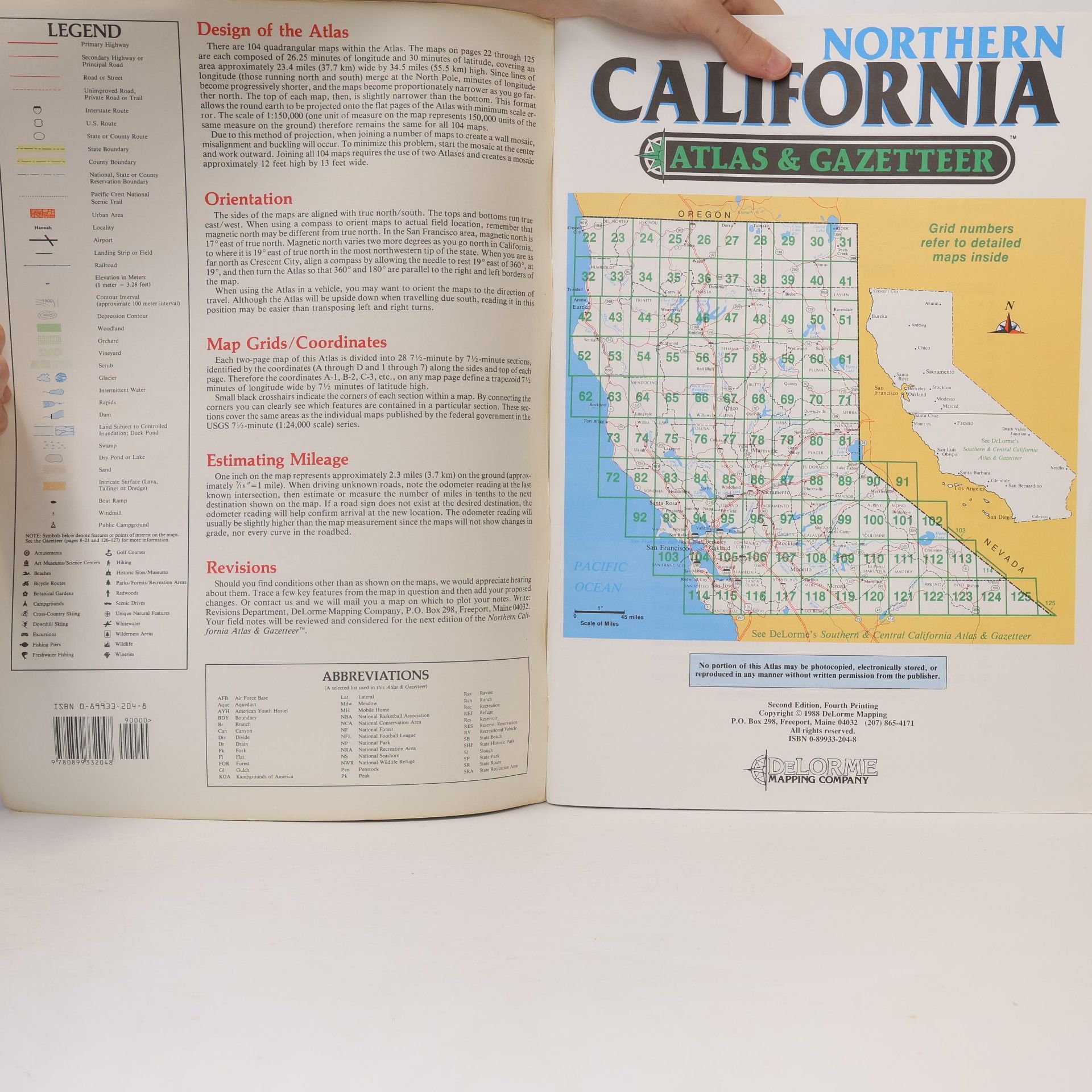 DeLorme Mapping Company State Atlas & Gazetteer: Northern California Atlas & Gazetteer