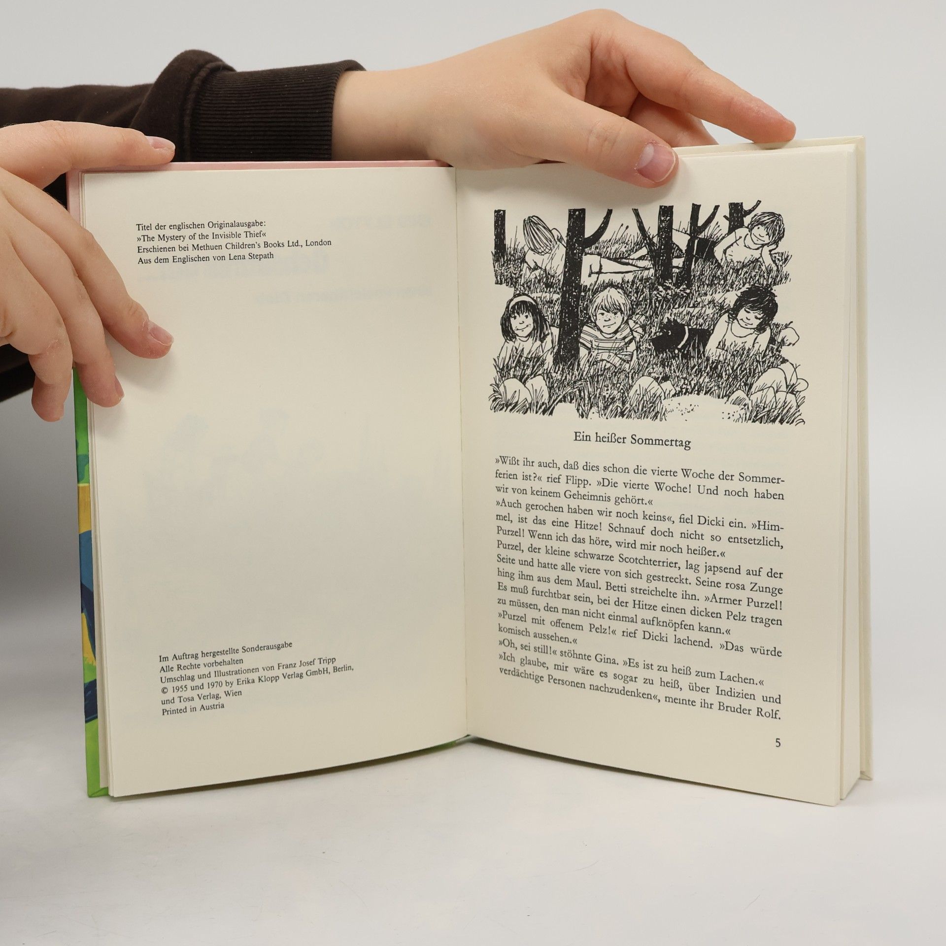Enid Blyton Geheimnis um einen unsichtbaren Dieb