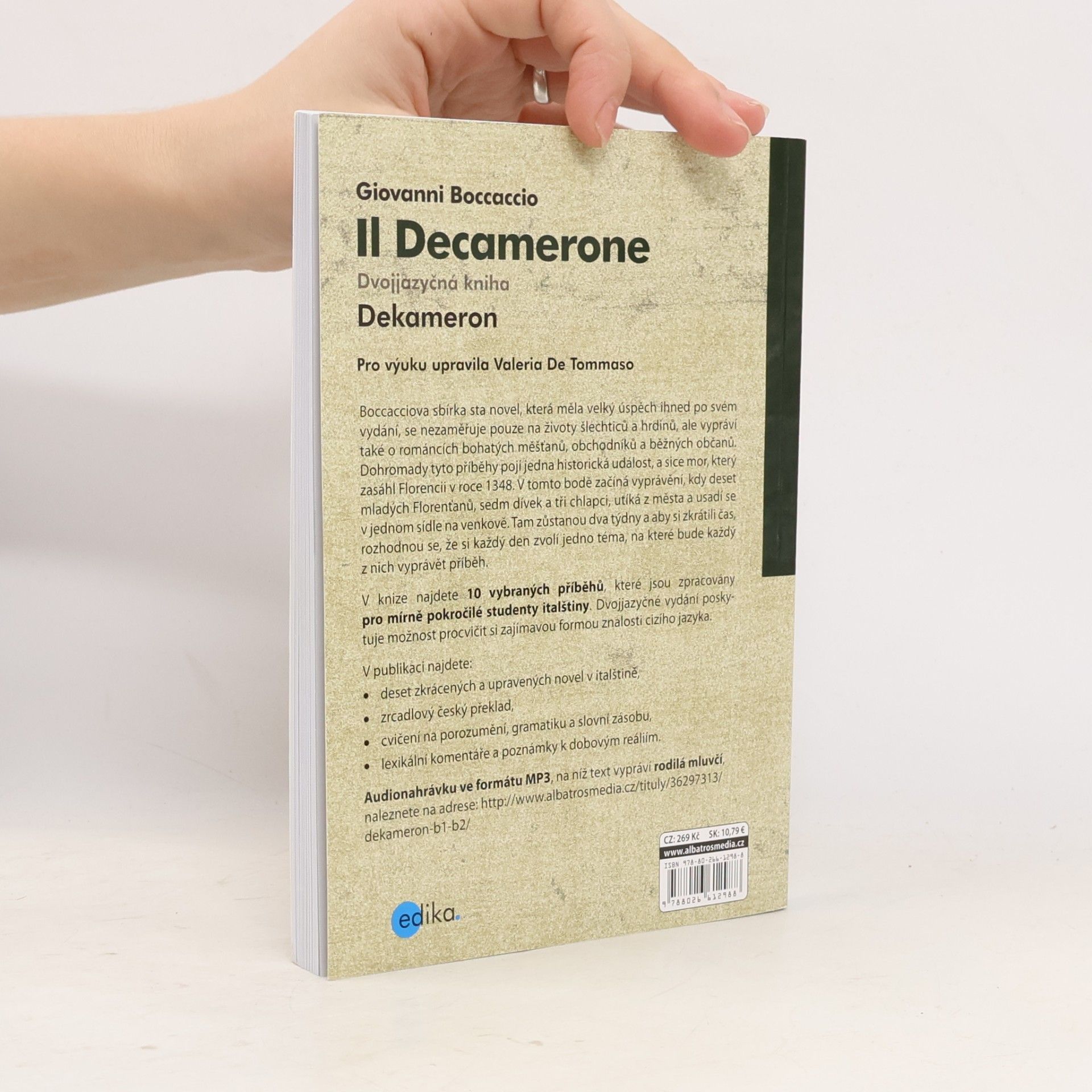 Valeria De Tommaso Il Decamerone: Dieci novelle scelte / Dekameron: Deset vybraných příběhů