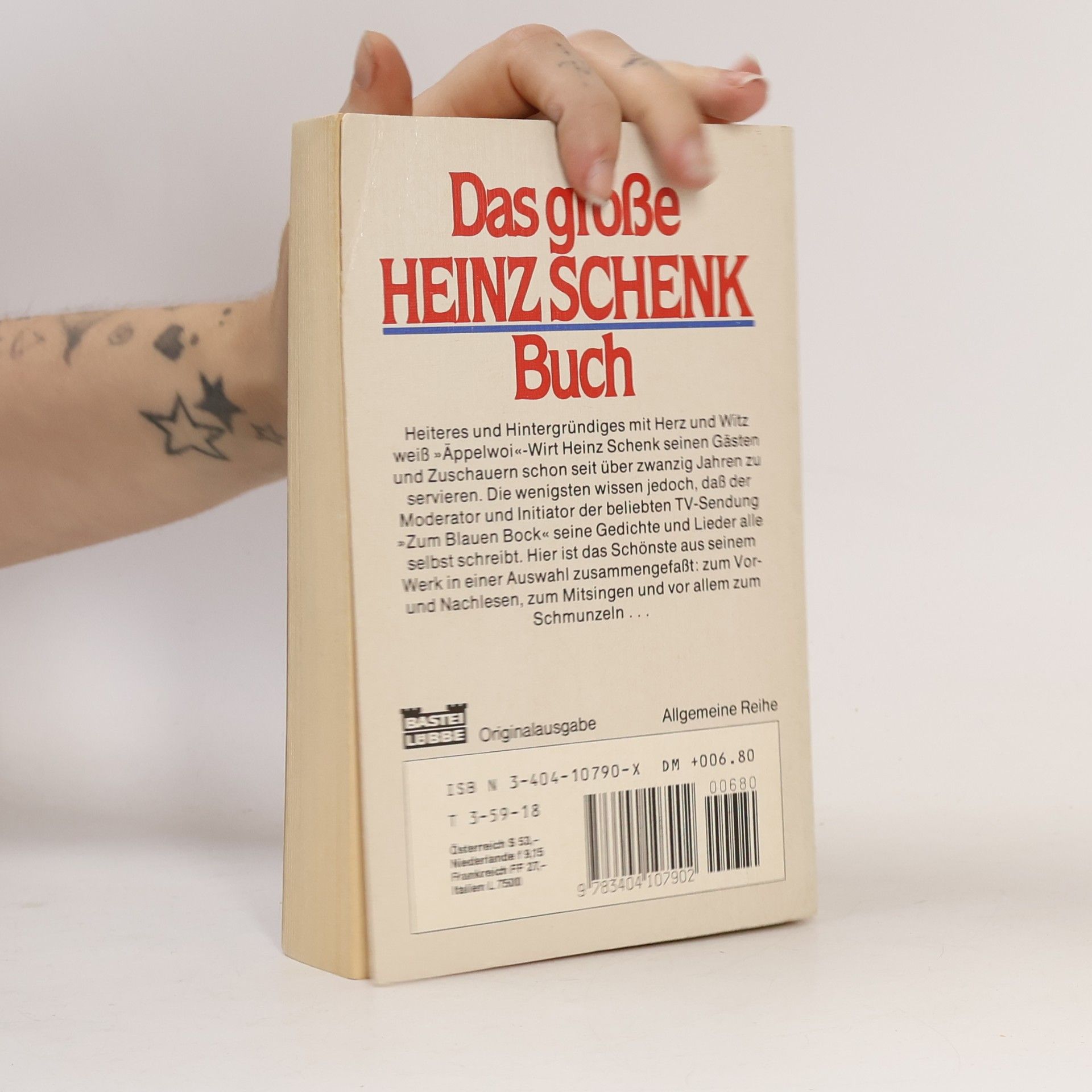 Heinz Schenk Das grosse Heinz-Schenk-Buch (Allgemeine Reihe. Bastei Lübbe Taschenbücher)