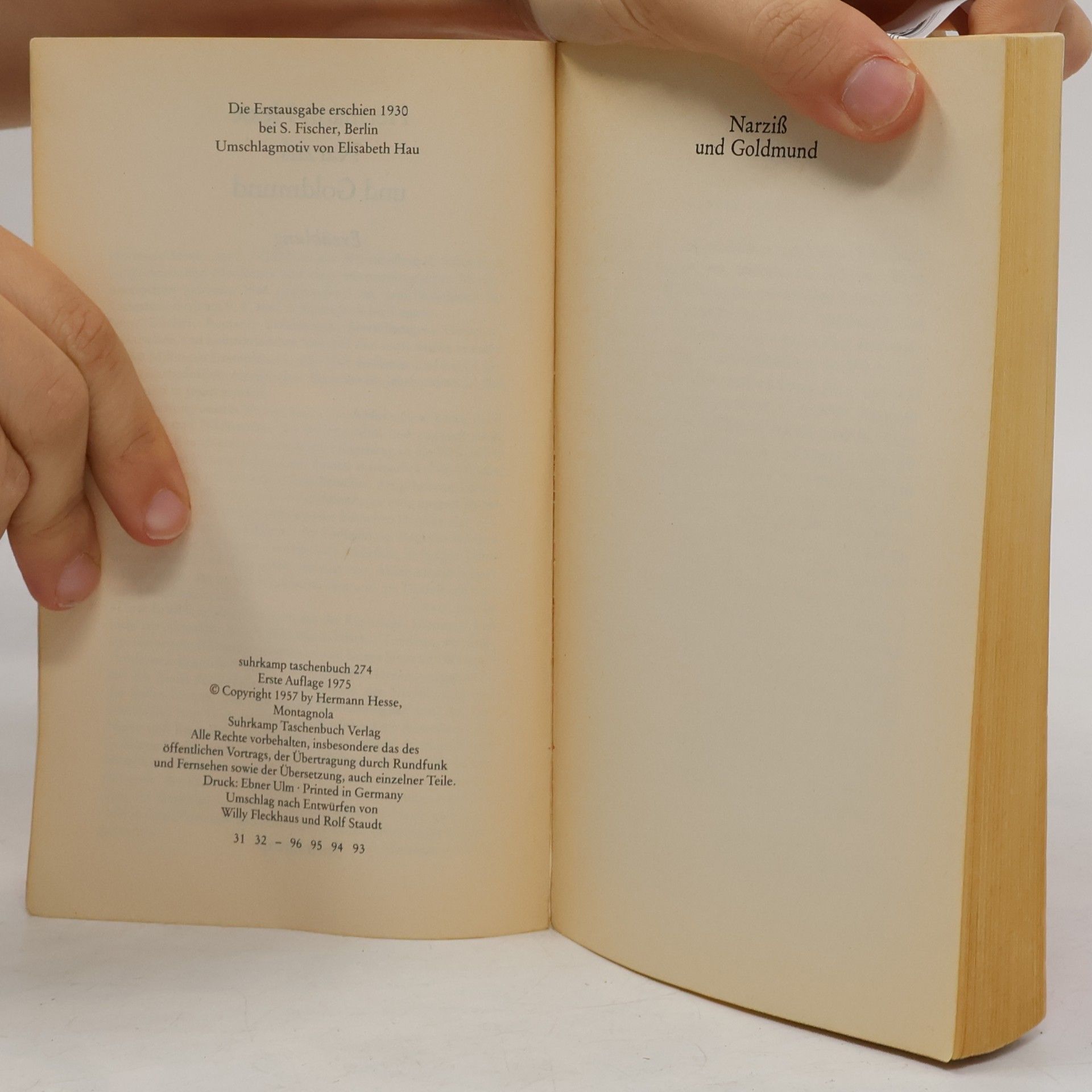 Hermann Hesse Narziß und Goldmund