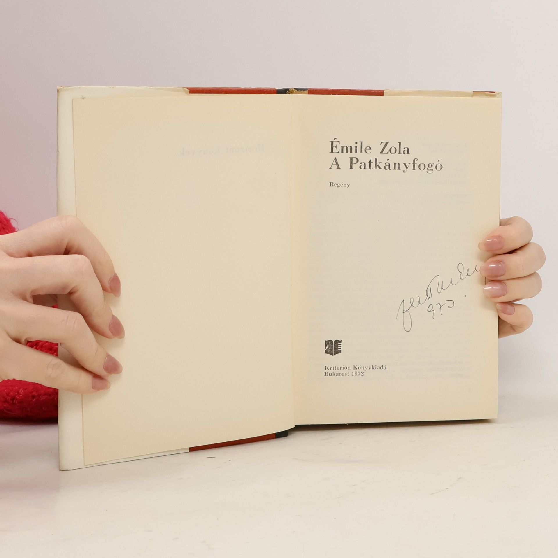 Émile Zola A Patkányfogó